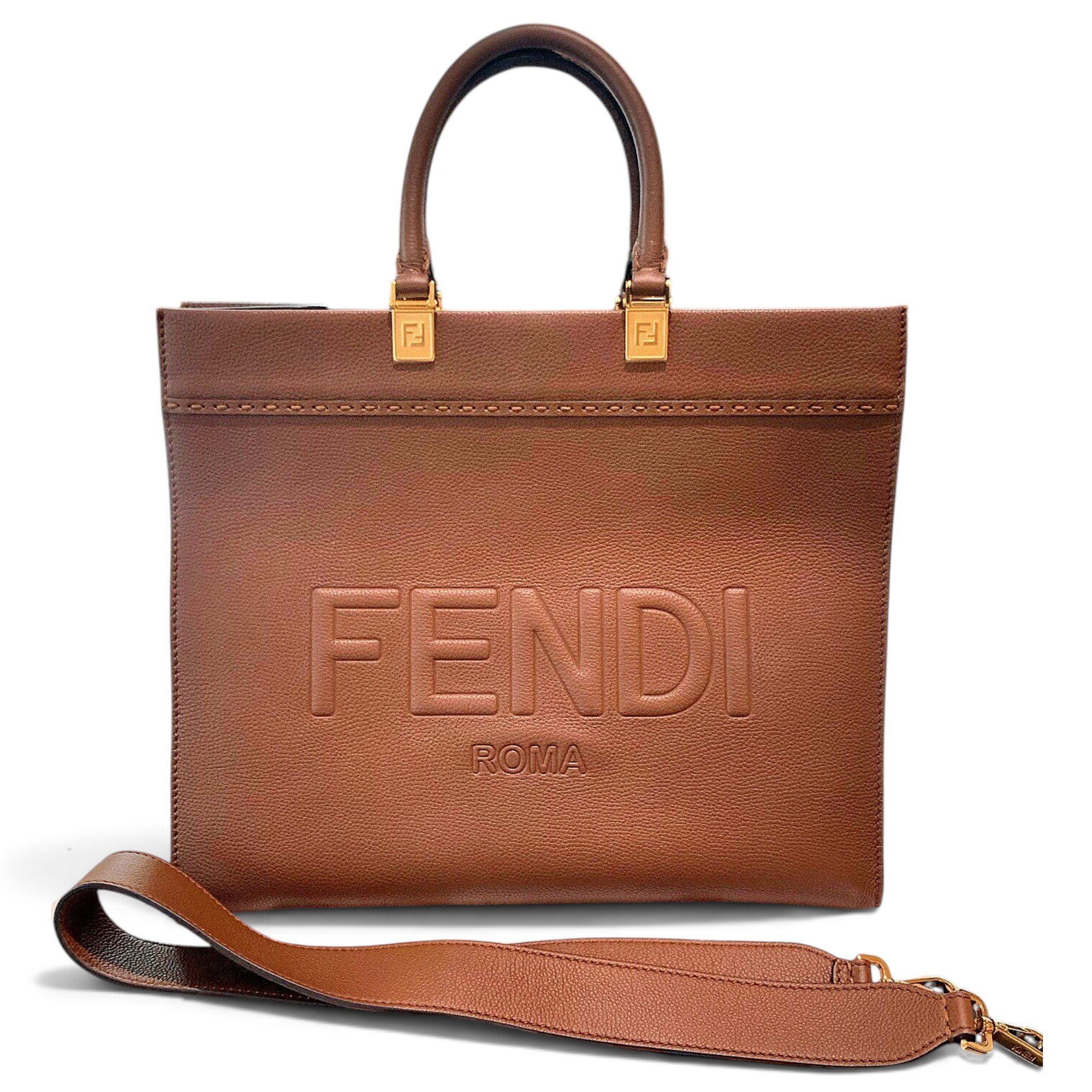 Sunshine leather tote