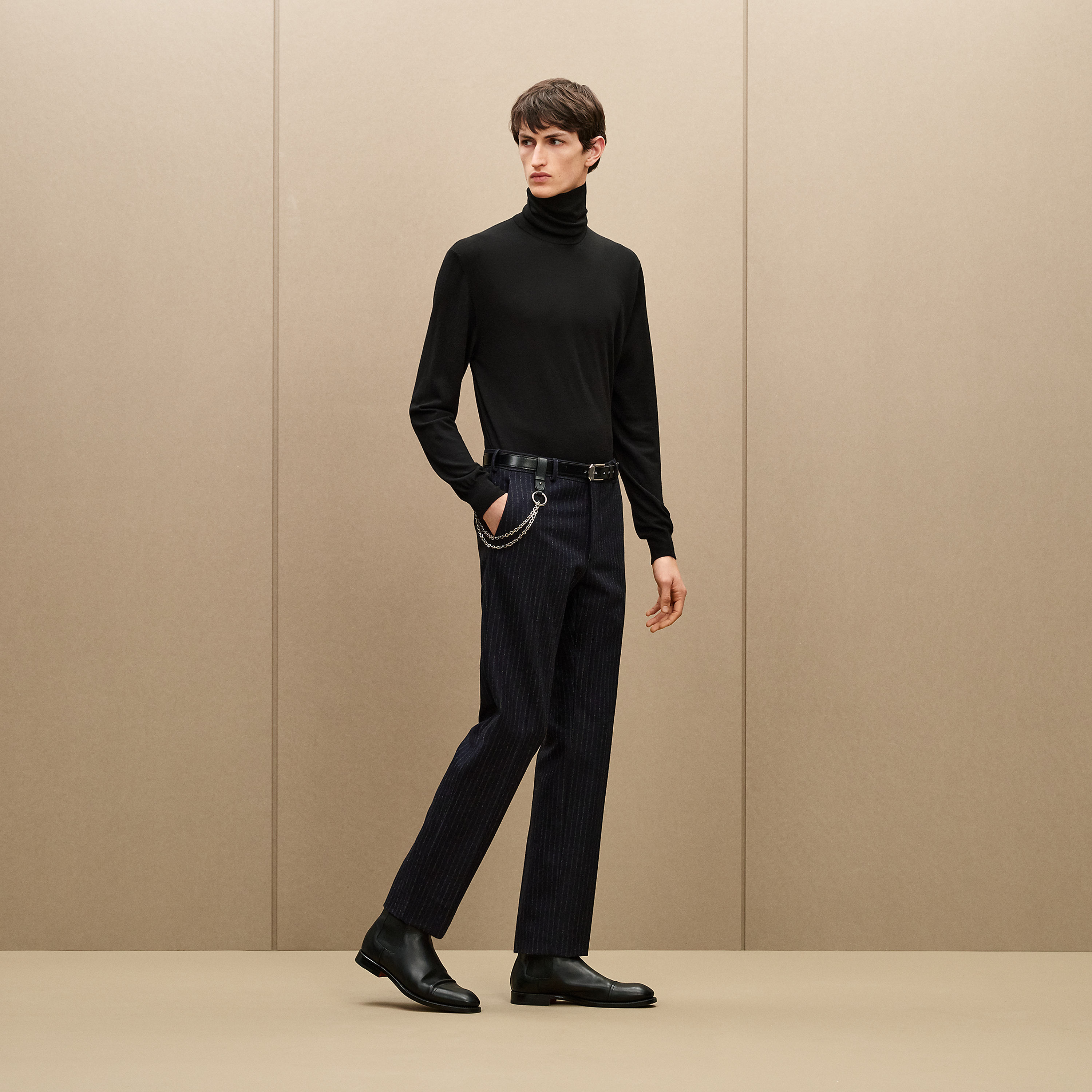 "Rayures craies" Soho pants