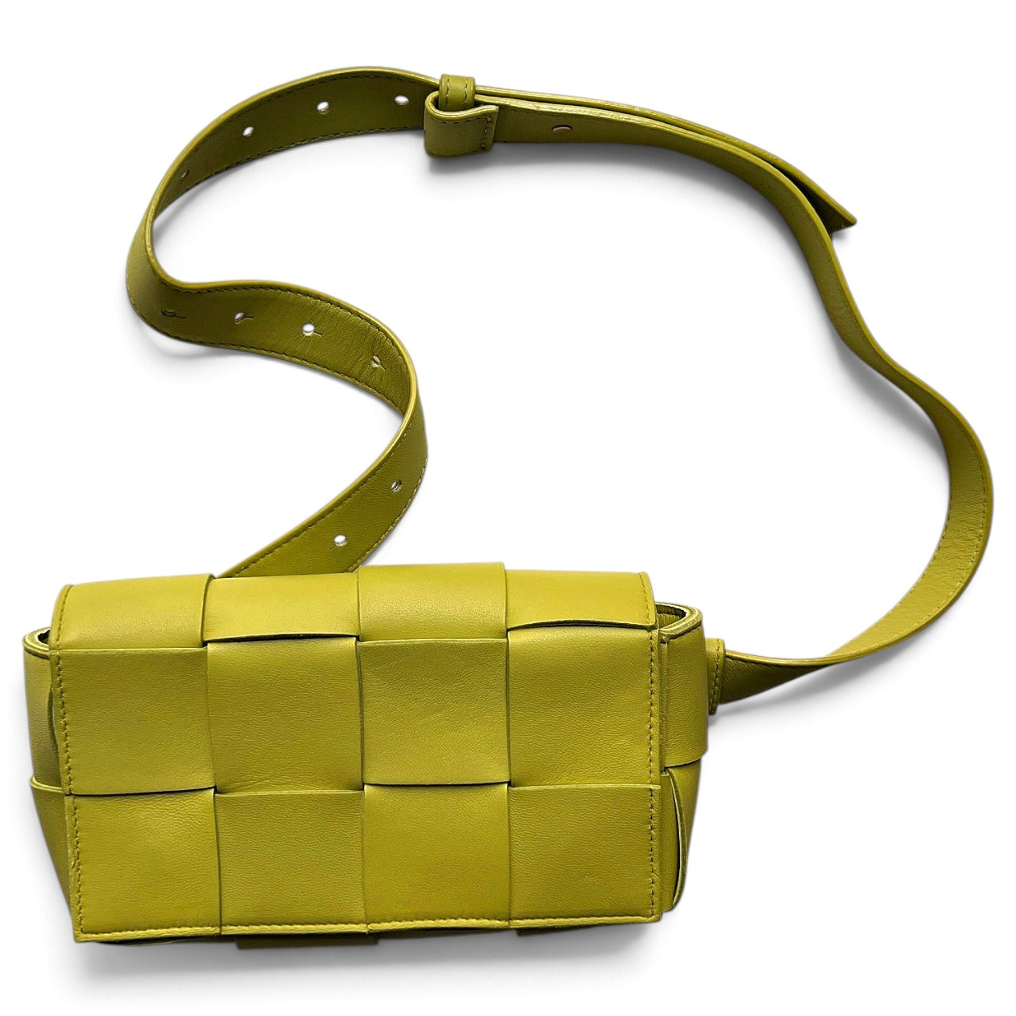Cassette leather crossbody bag