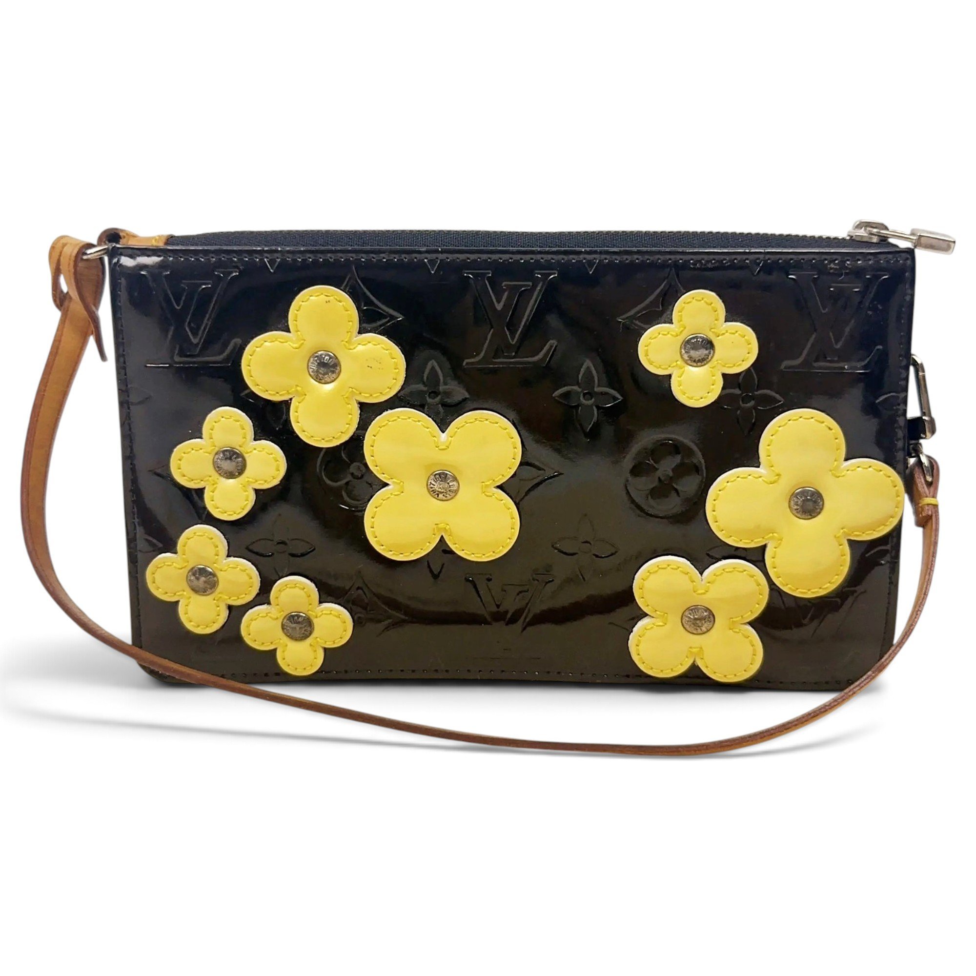 Patent leather handbag