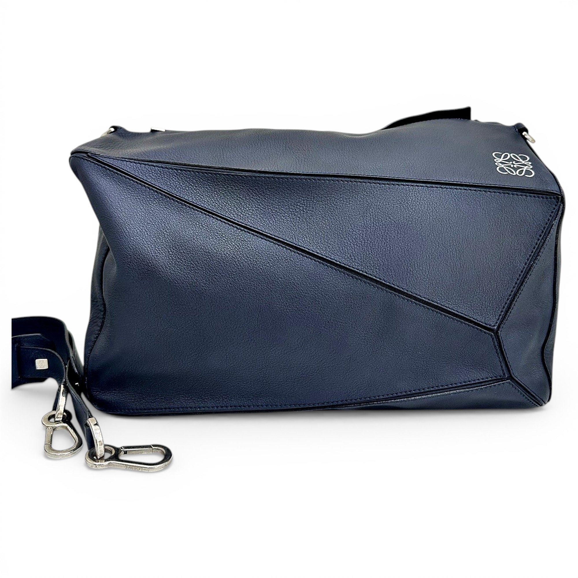Puzzle vegan leather handbag