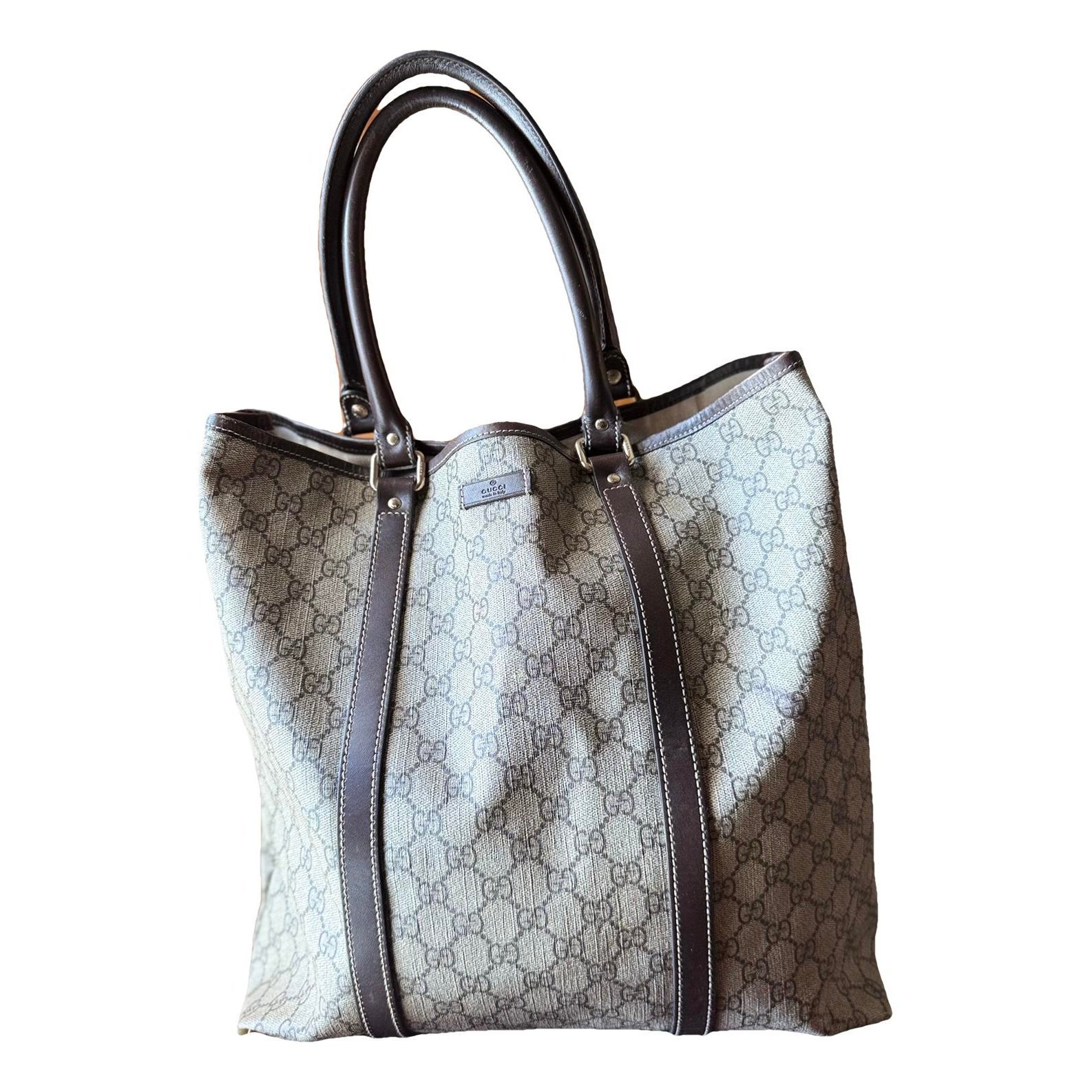 Leather tote