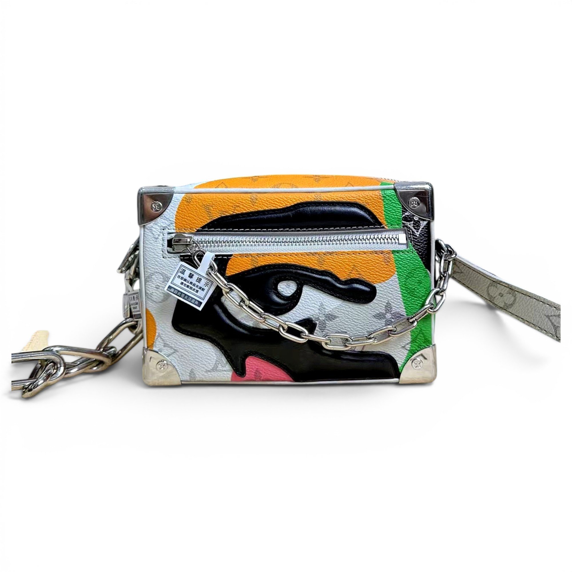 City Trunk leather handbag