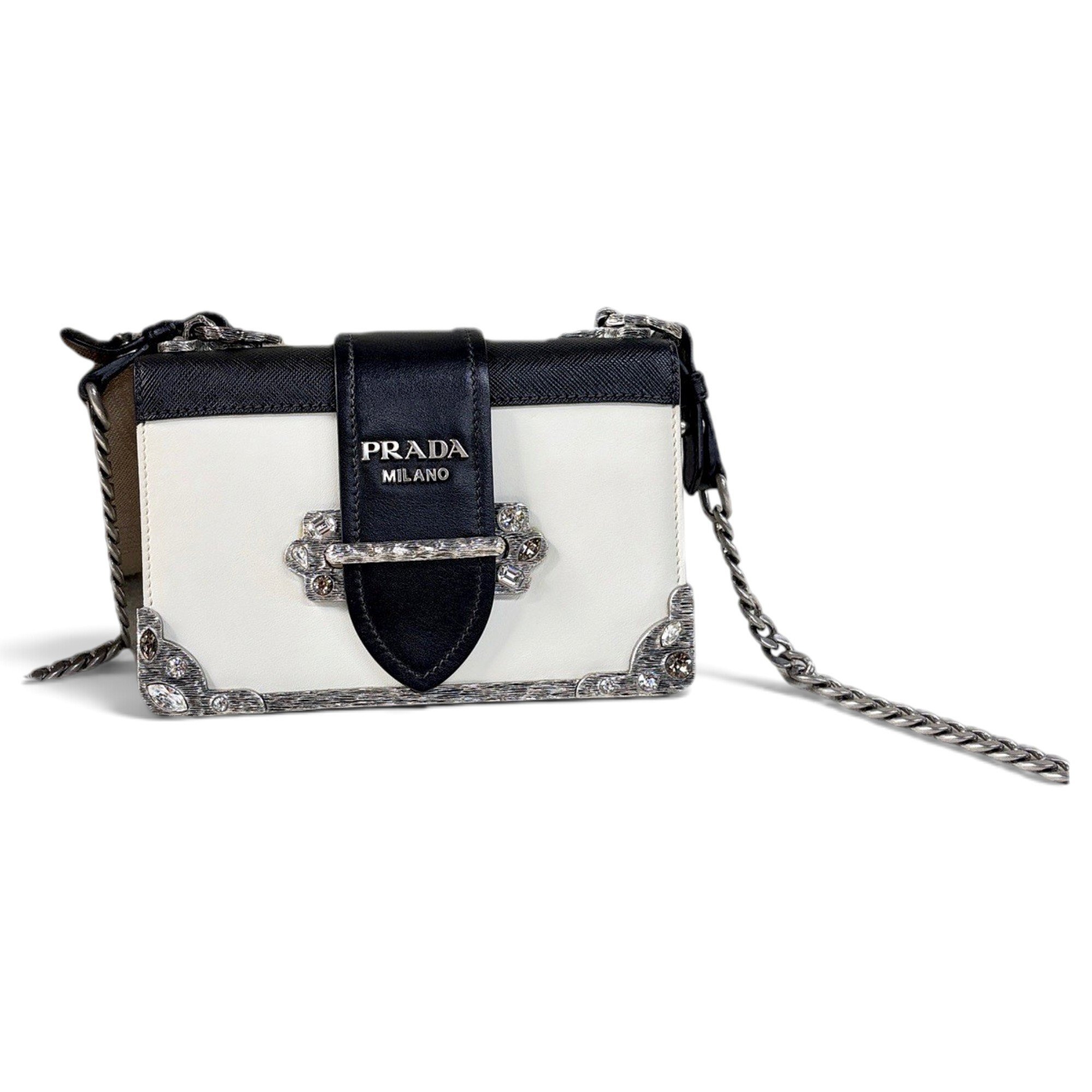 Cahier leather handbag