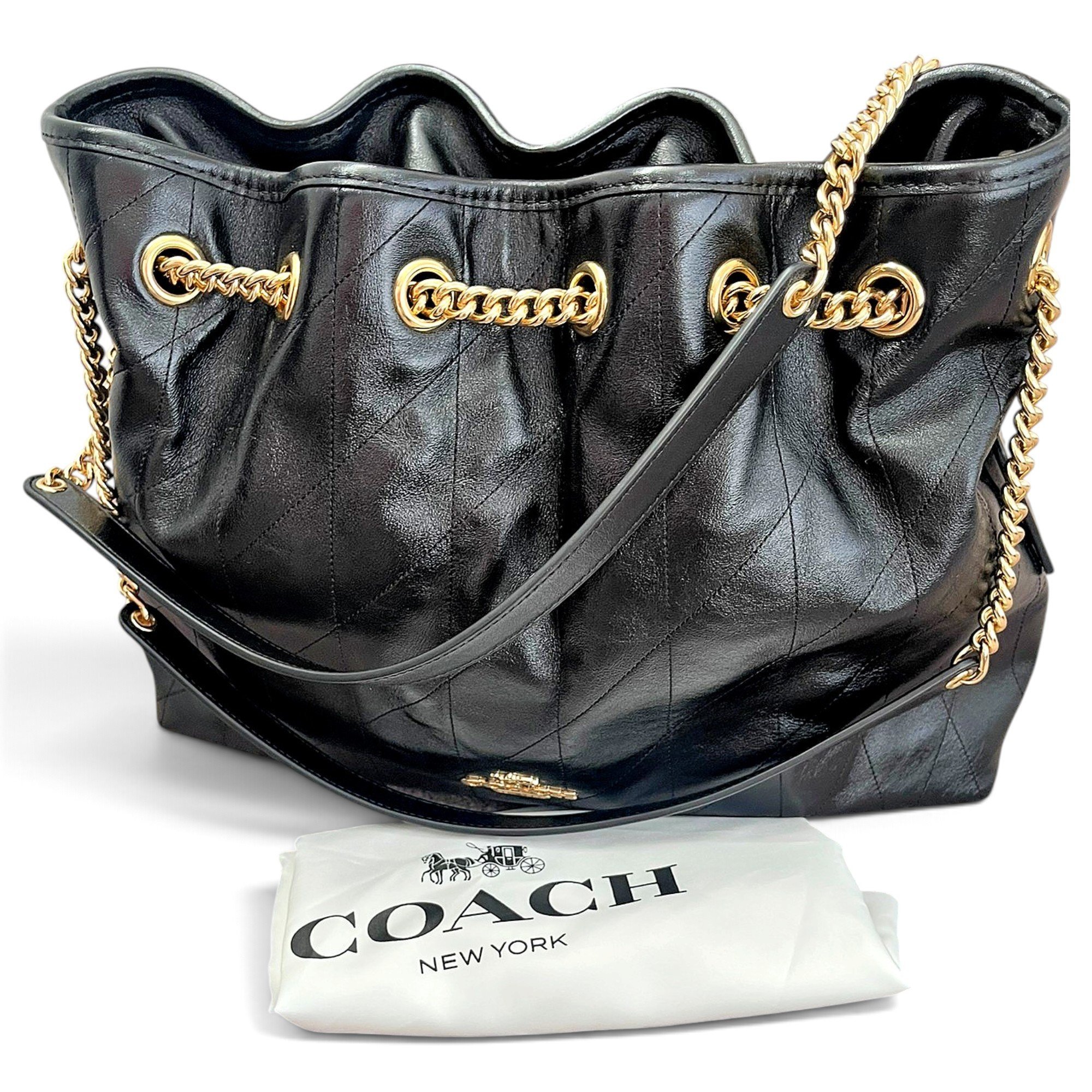 Leather handbag