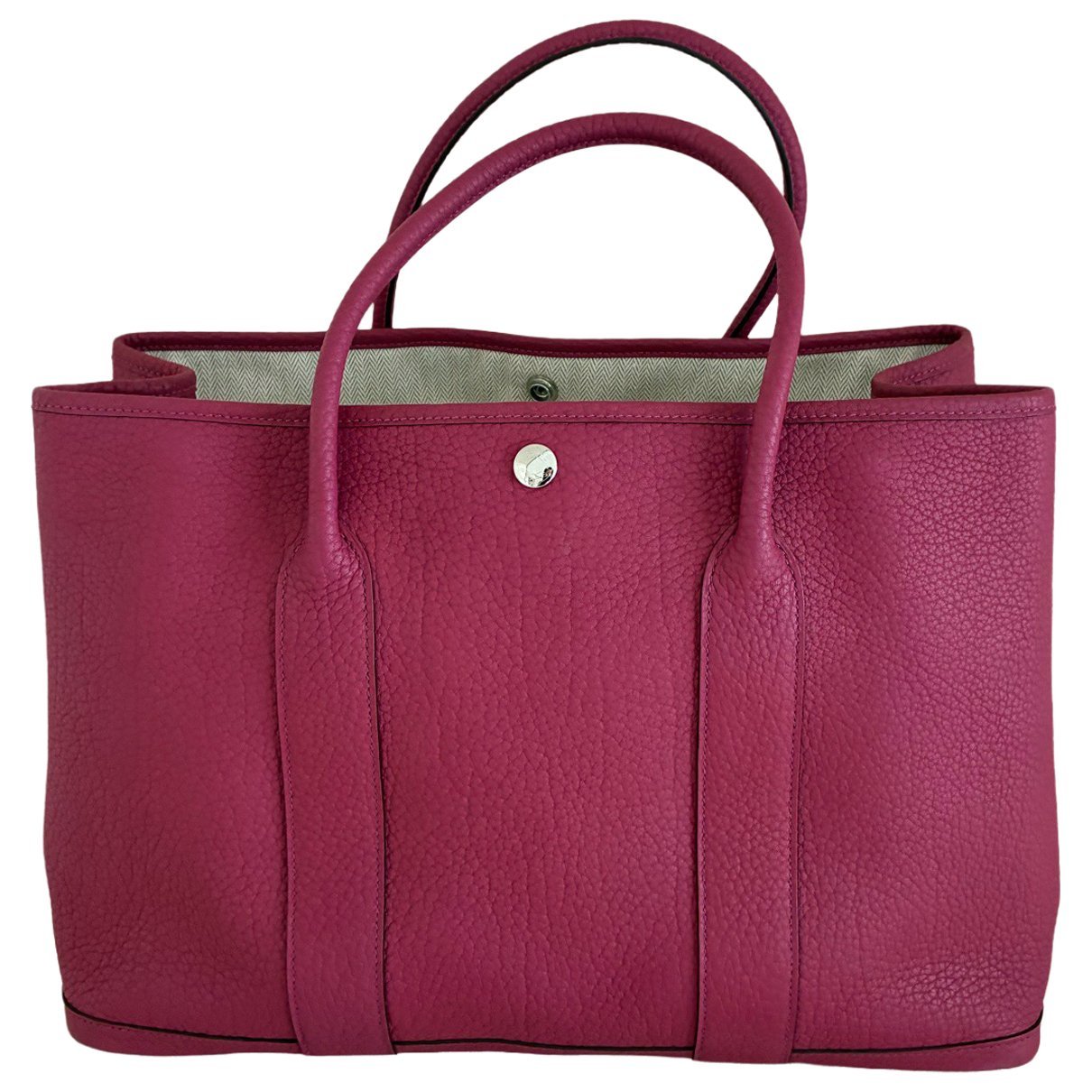Garden Party leather handbag