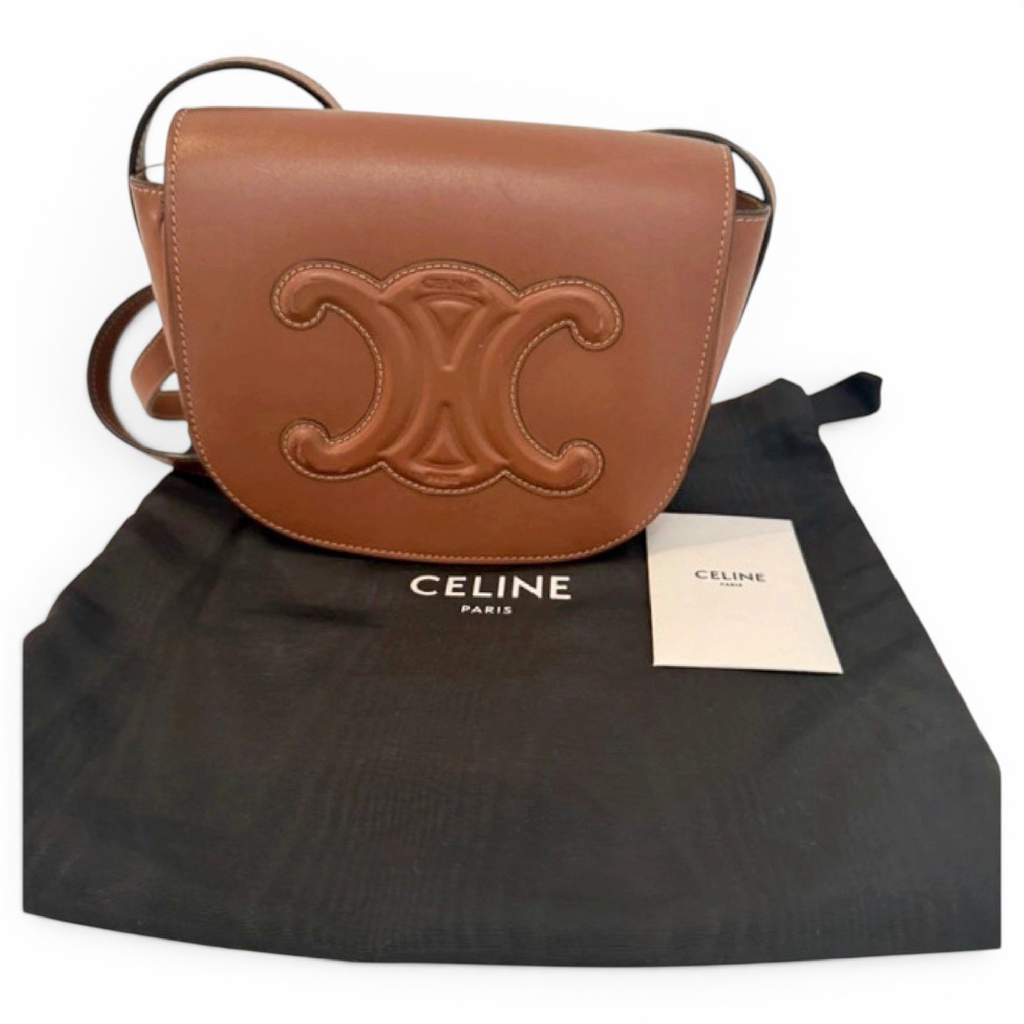 Folco leather crossbody bag