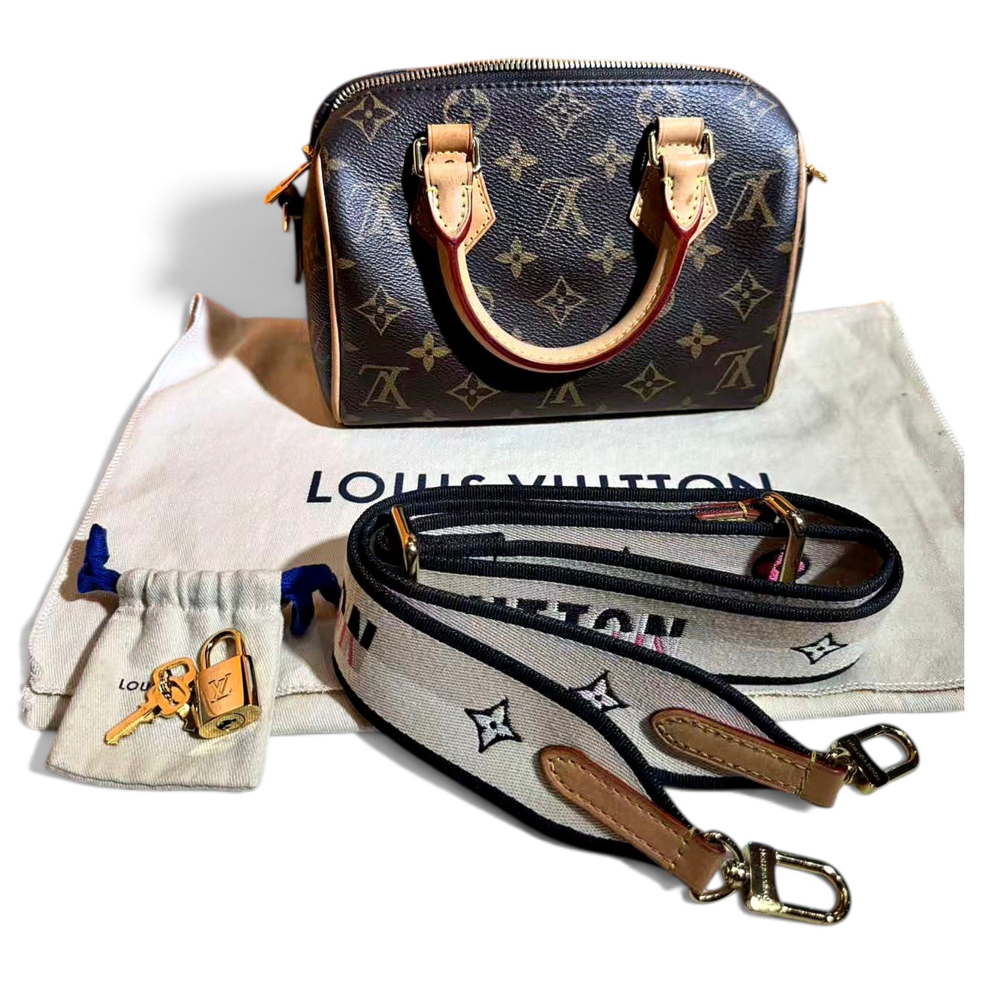 Speedy Bandoulière leather handbag