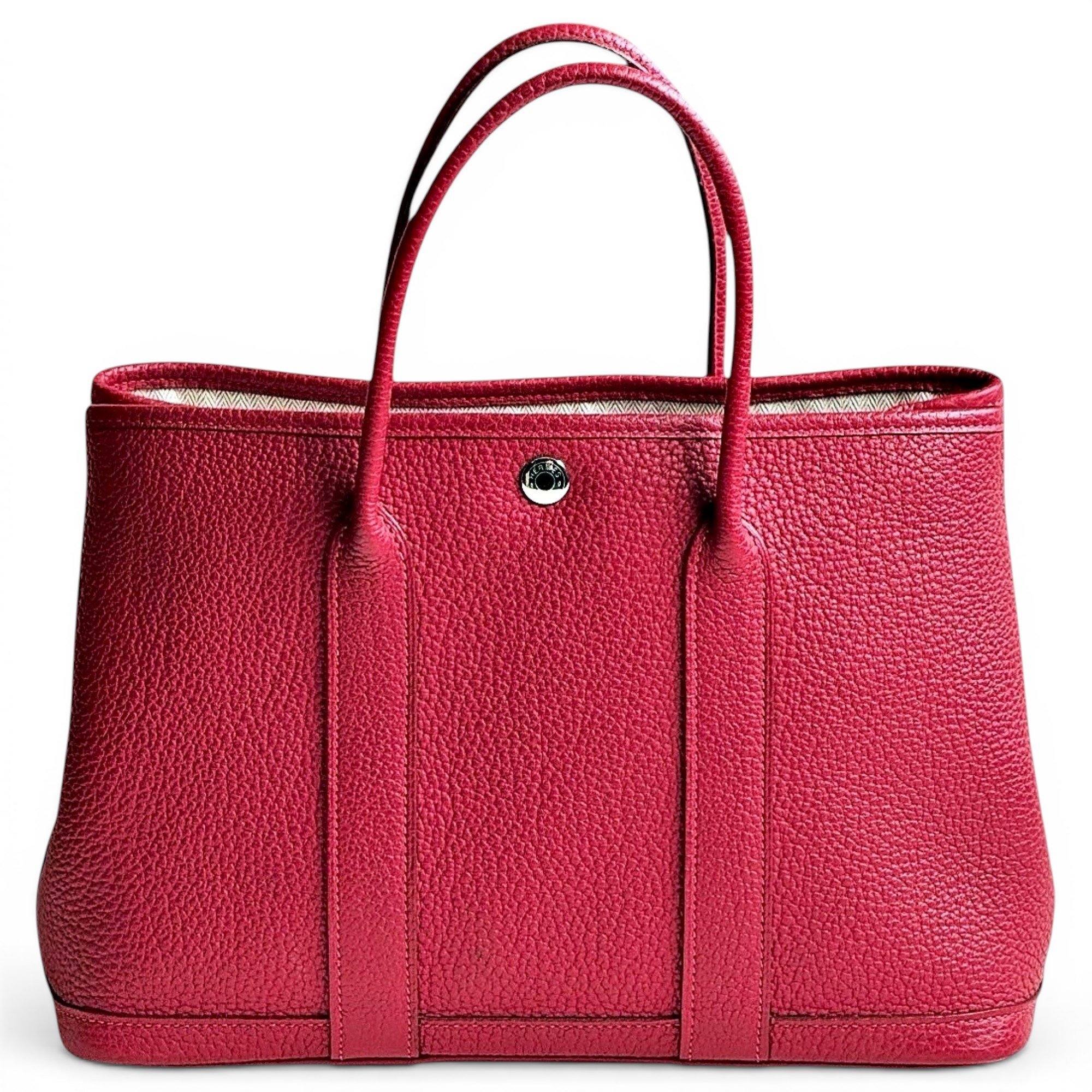 Garden Party leather handbag