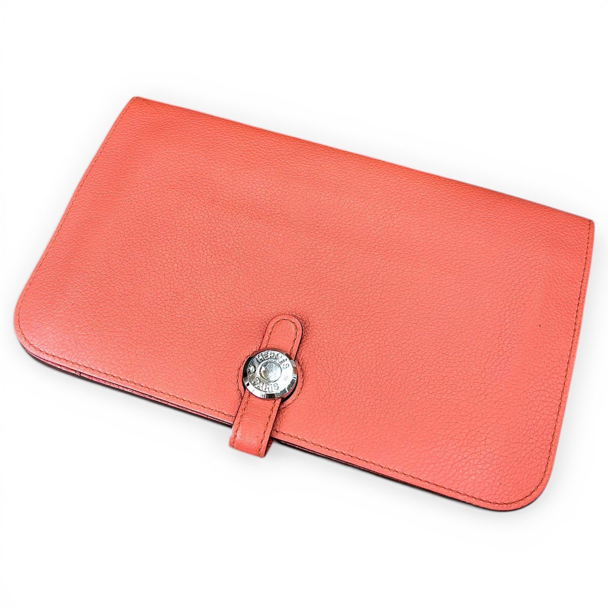 Dogon leather clutch bag