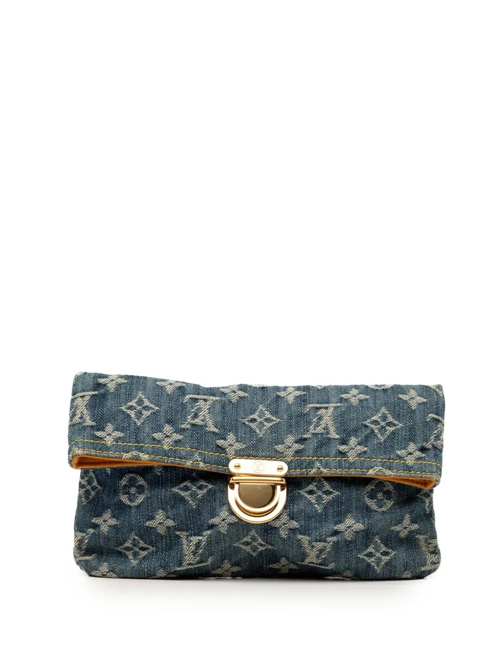 2006 Monogram Denim Pochette Plate clutch bag