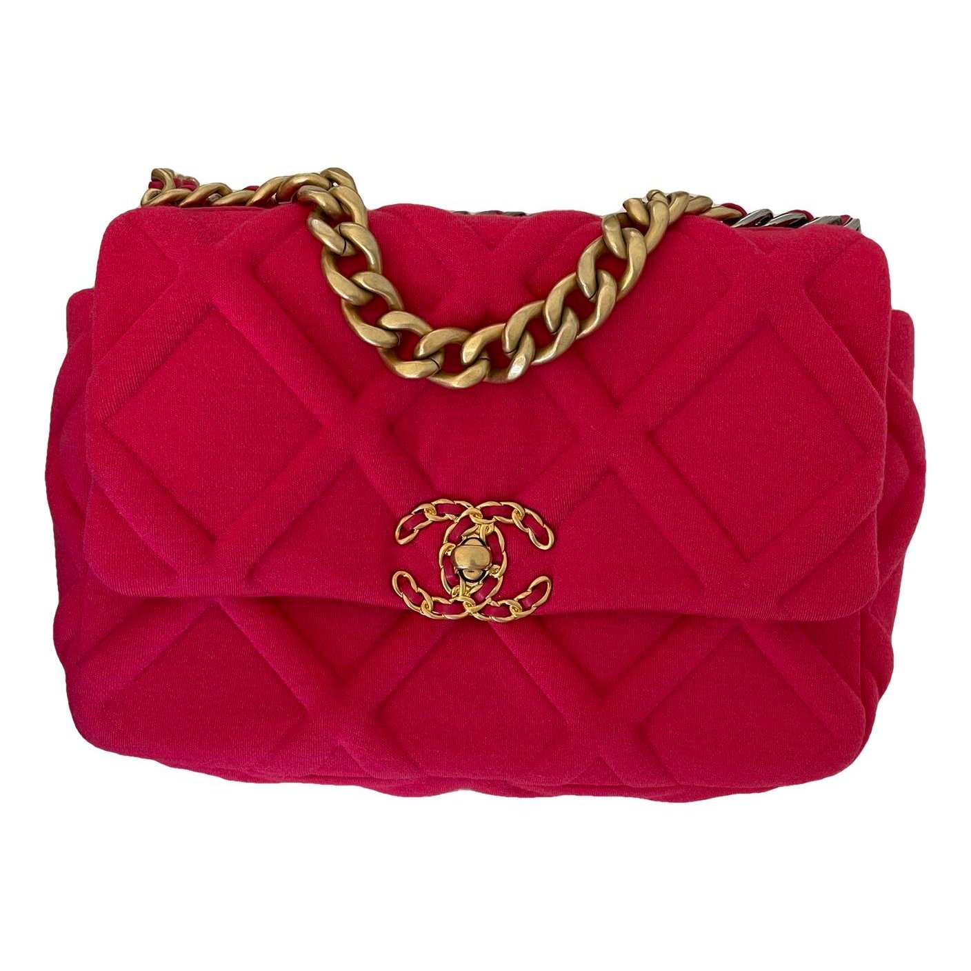 Chanel 19 tweed handbag