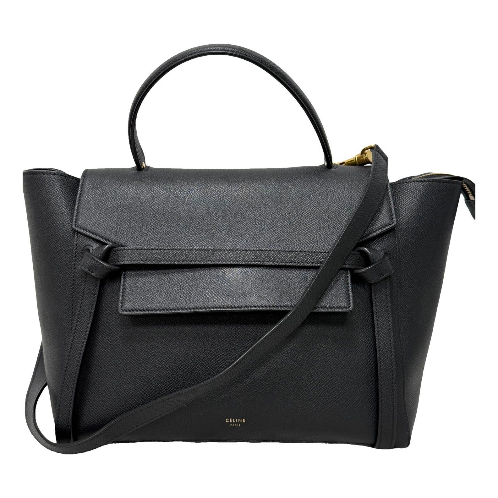 Belt leather handbag