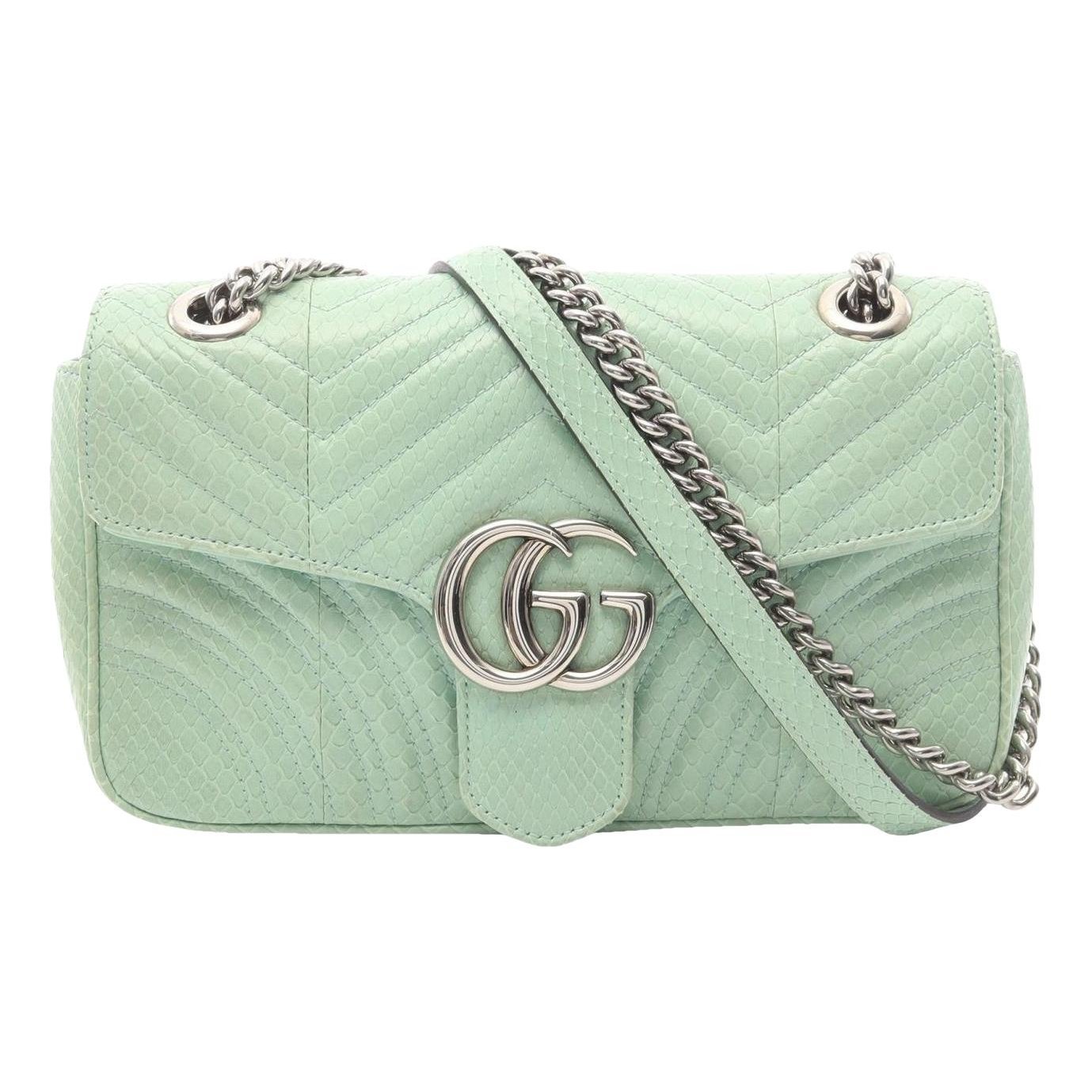 GG Marmont exotic leathers handbag