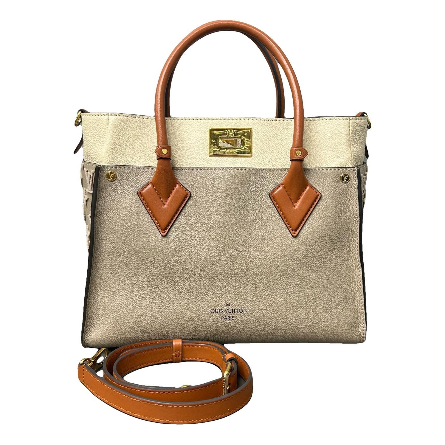 On My Side leather handbag