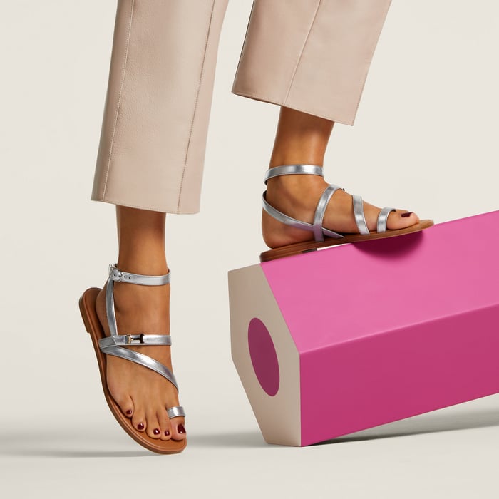Gris Argenté Harmonie Sandal