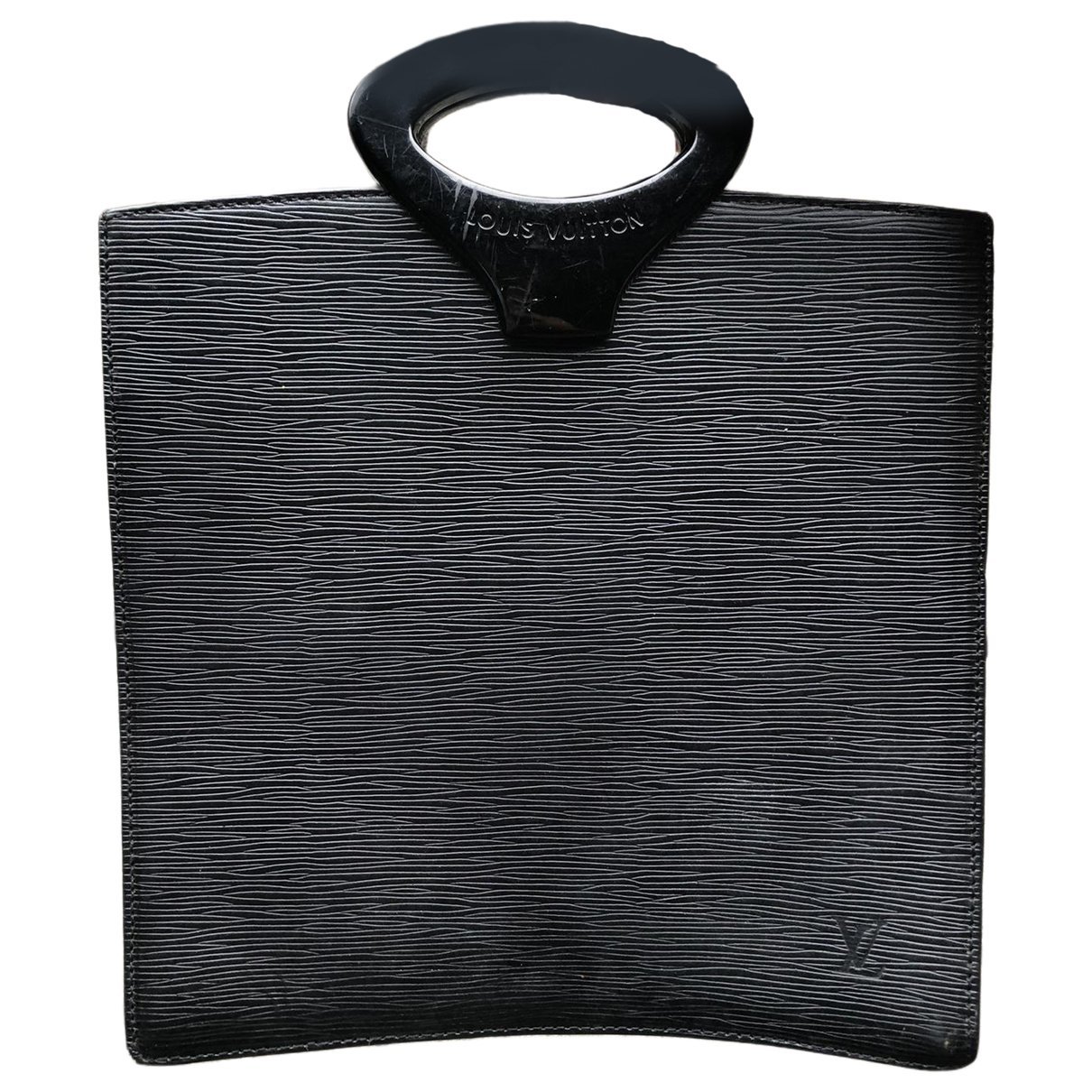 Leather clutch bag