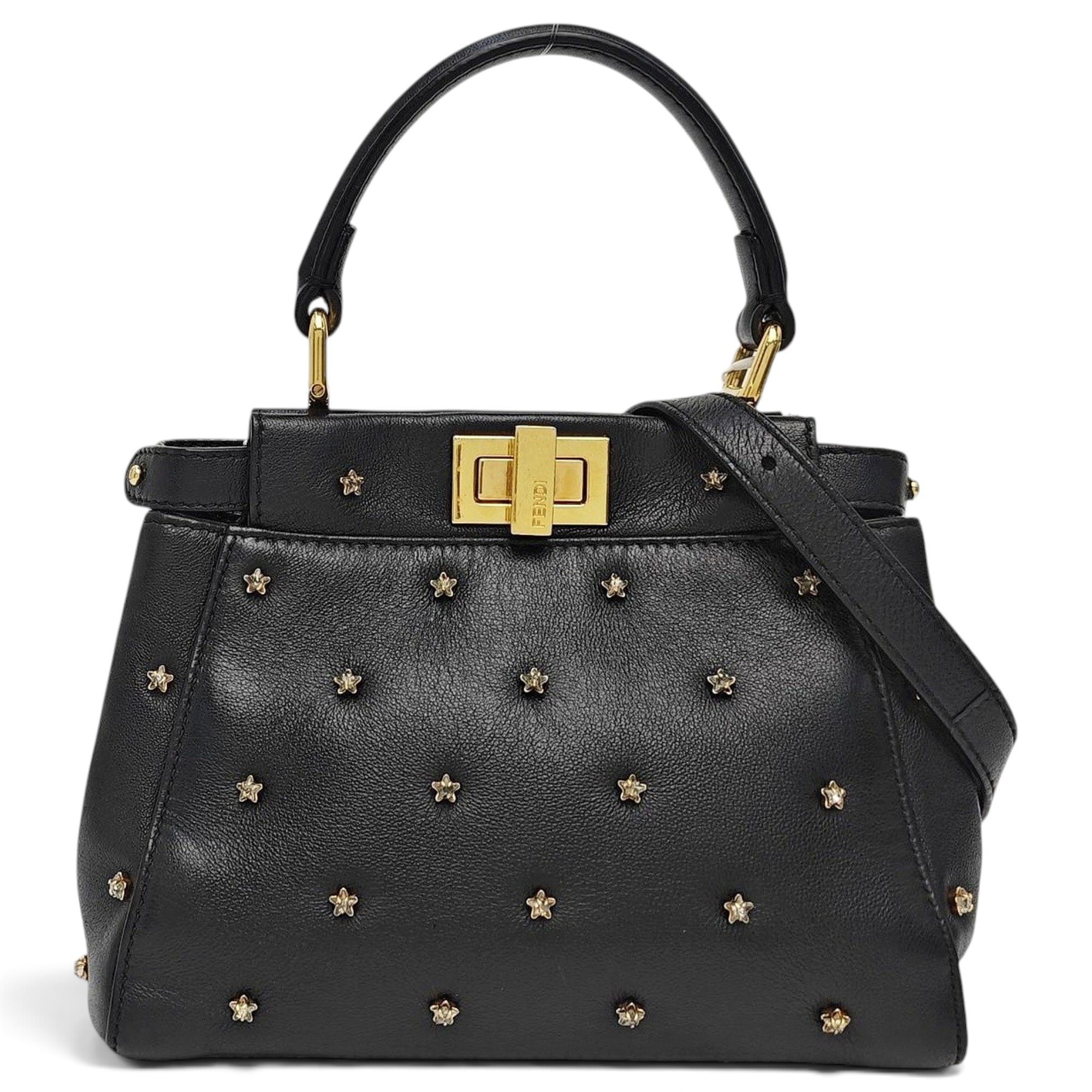 Peekaboo leather handbag