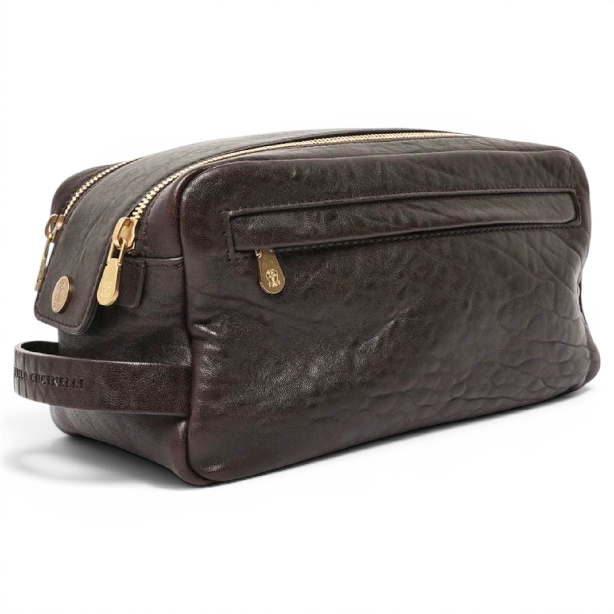 Leather travel bag