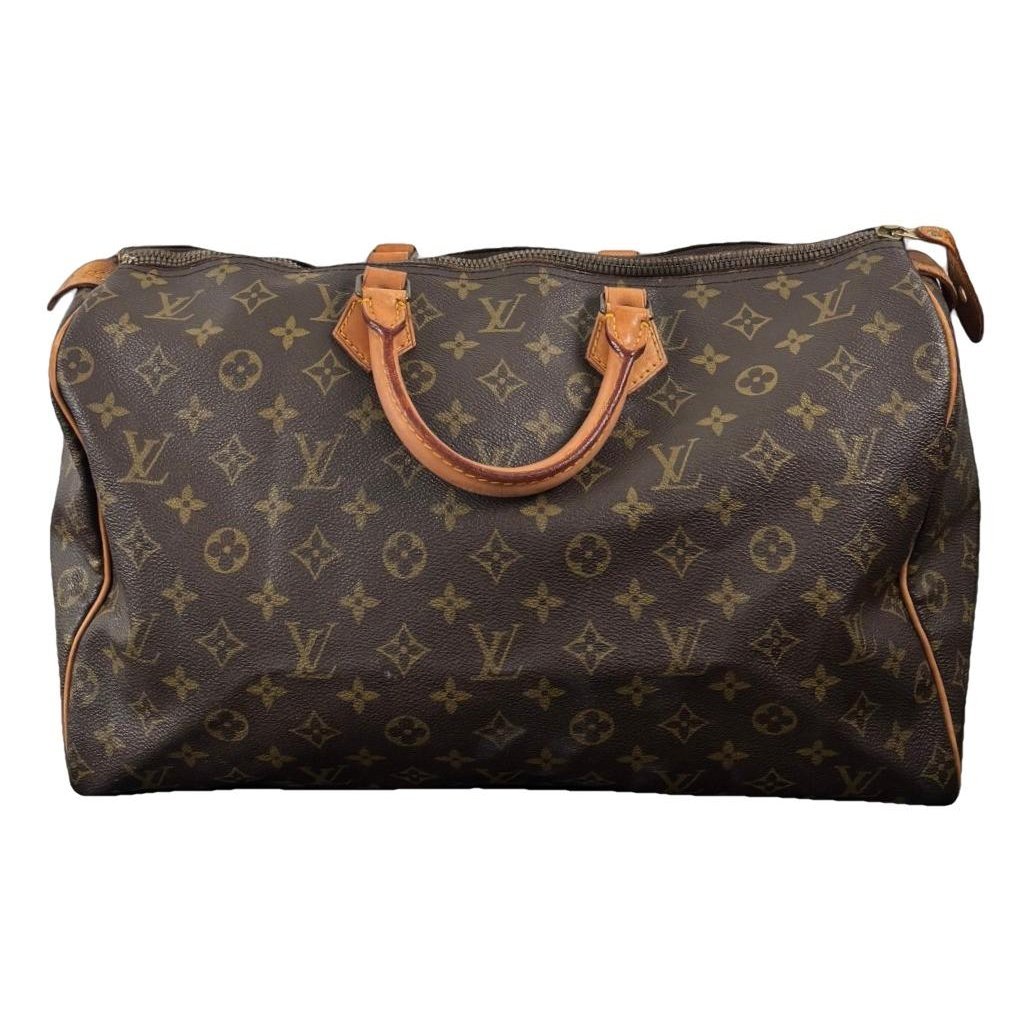 Speedy leather handbag