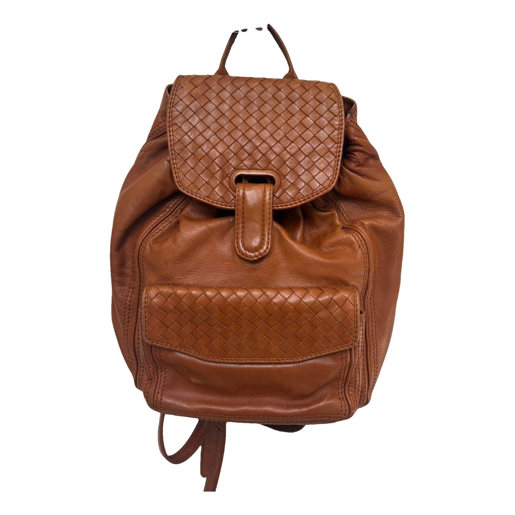 Leather backpack