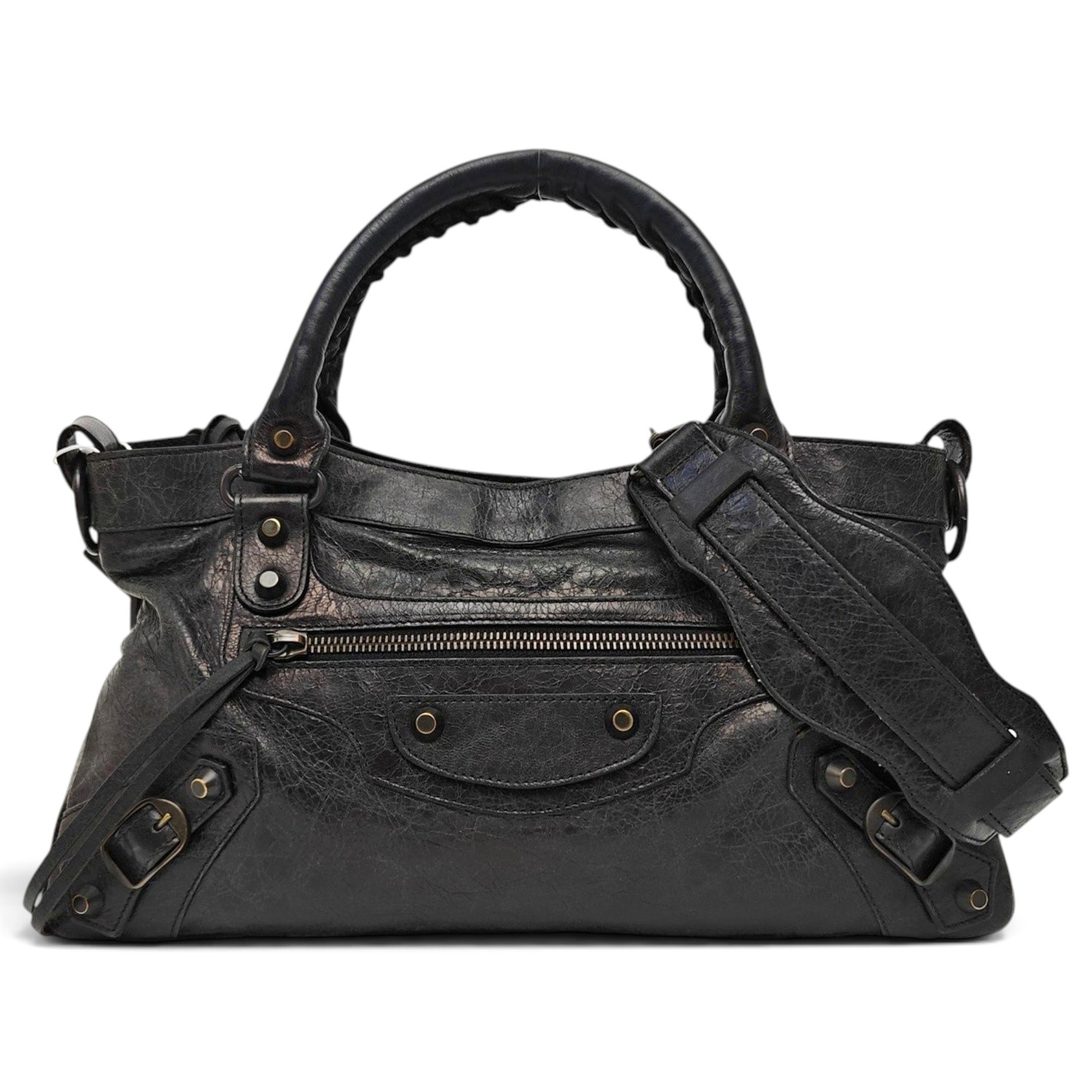Leather handbag