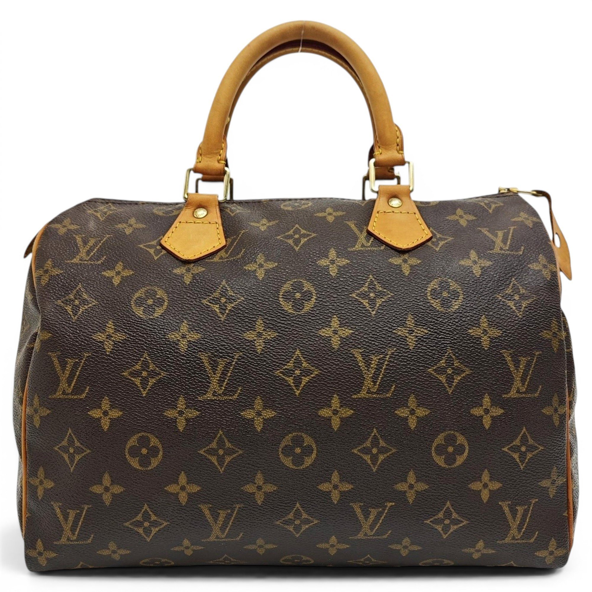 Nano Speedy / Mini HL leather handbag