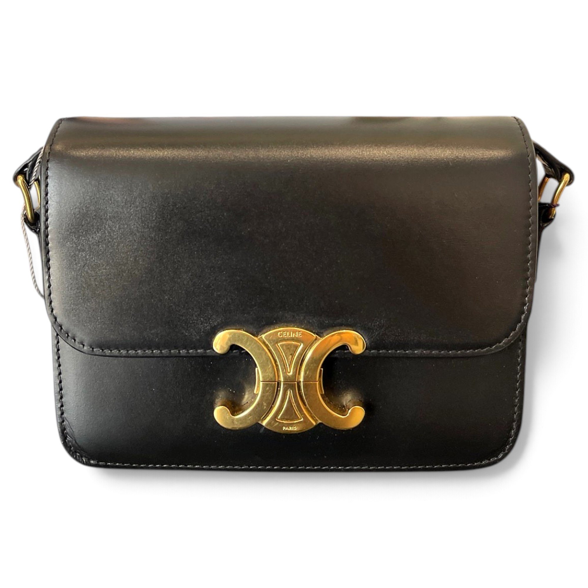 Triomphe leather handbag