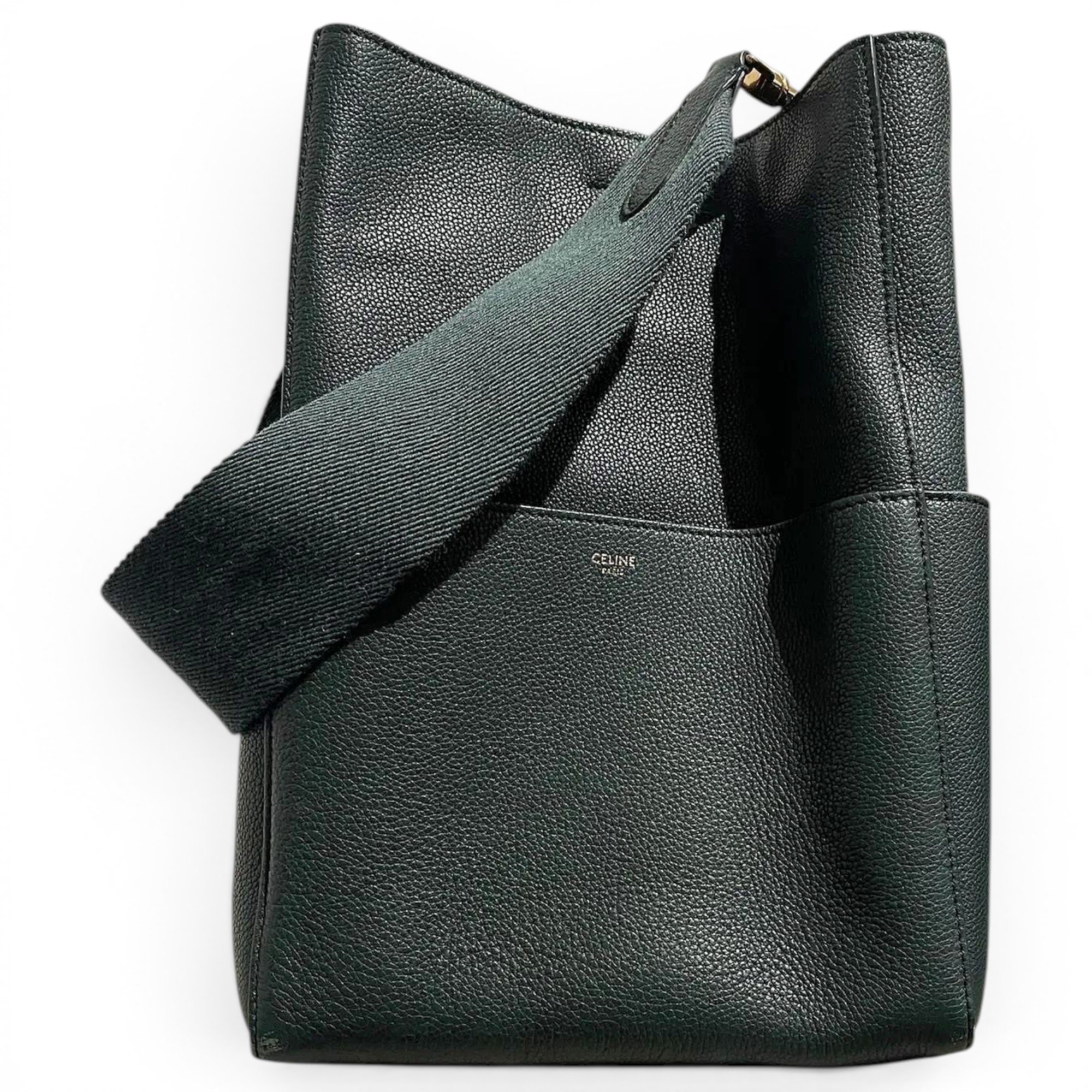 Seau Sangle leather bag