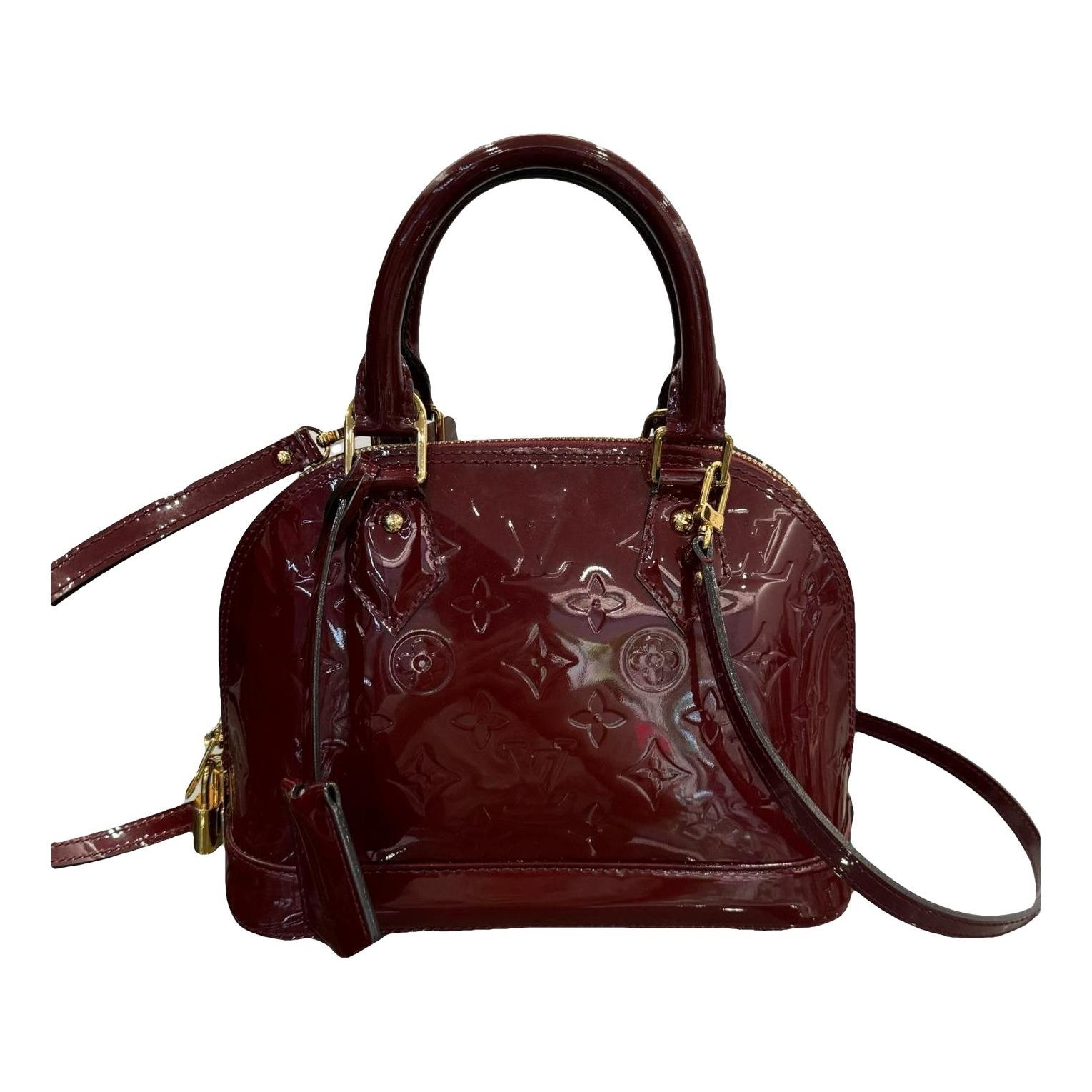 Alma BB patent leather handbag