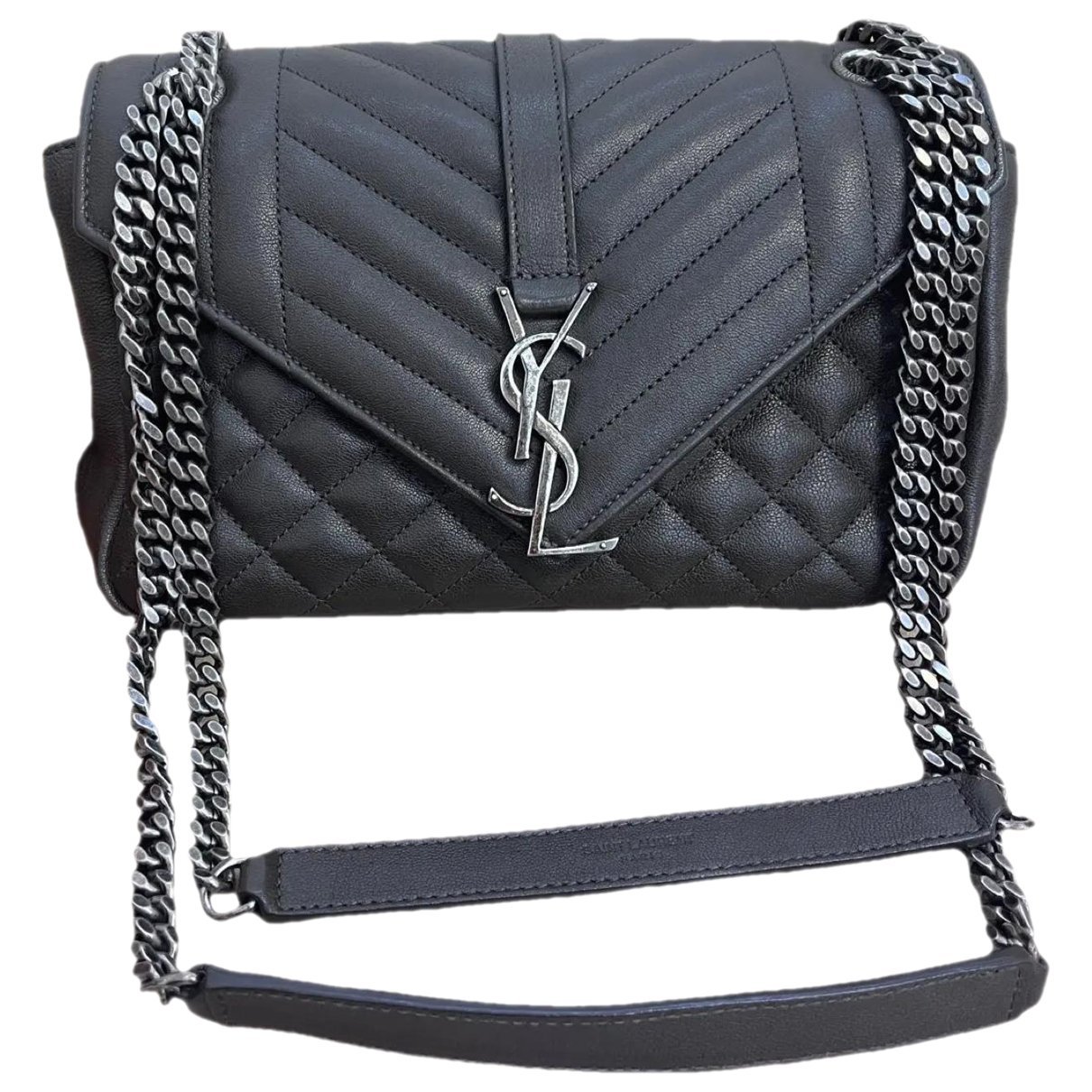 Envelope leather handbag