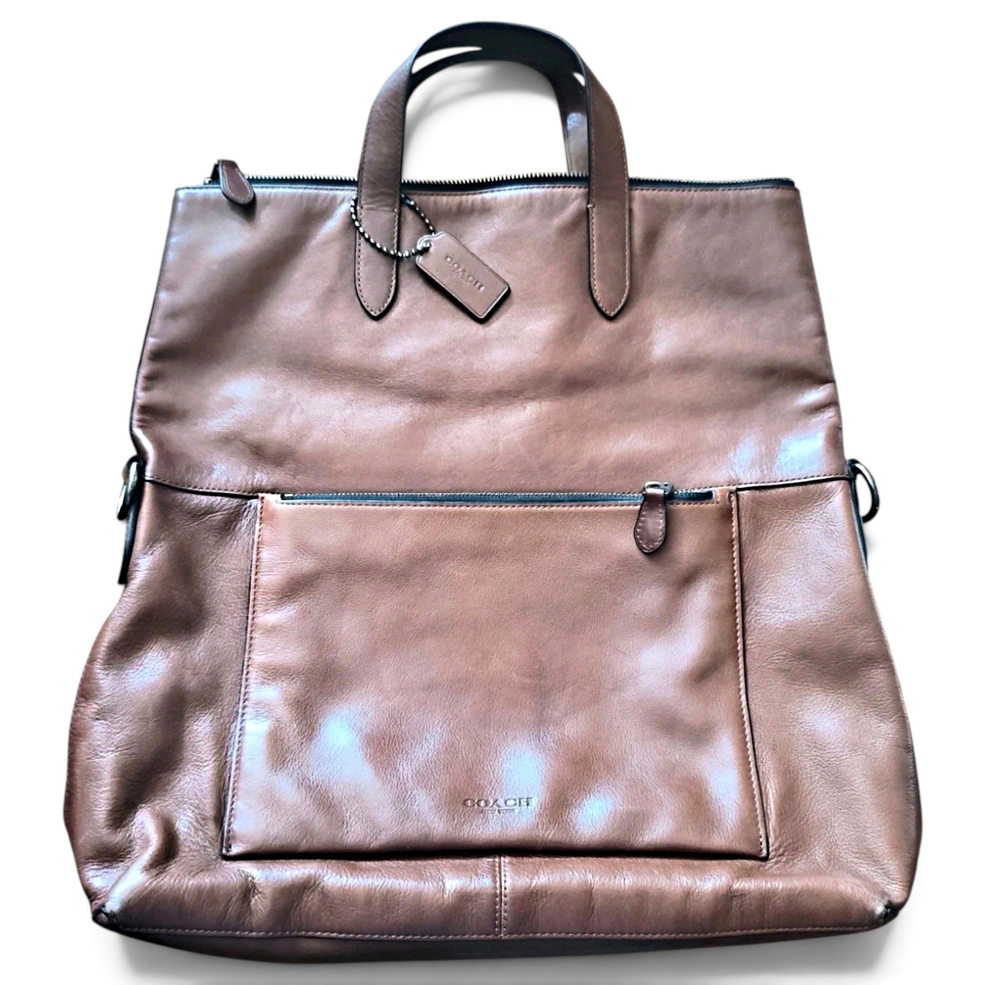 Leather handbag