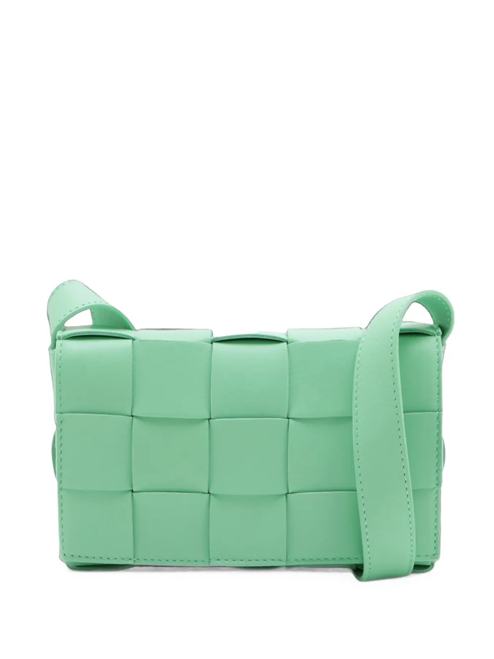 2012-2026 Small Nappa Intrecciato Cassette crossbody bag
