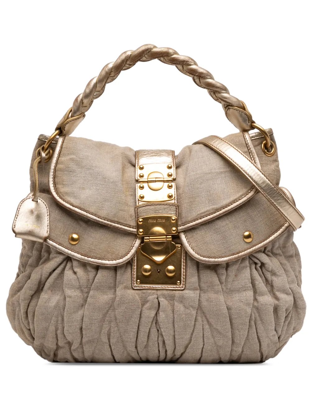 2010-2026 Matelasse Canvas Coffer satchel