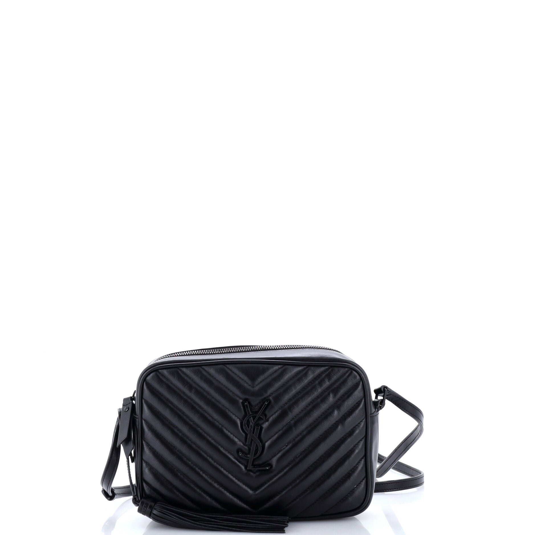 Lou Camera Bag Matelasse Chevron Leather Small