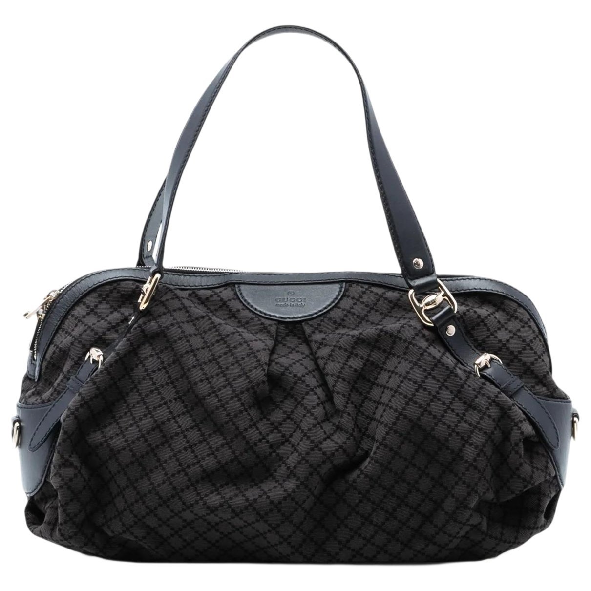 Gucci B cloth satchel