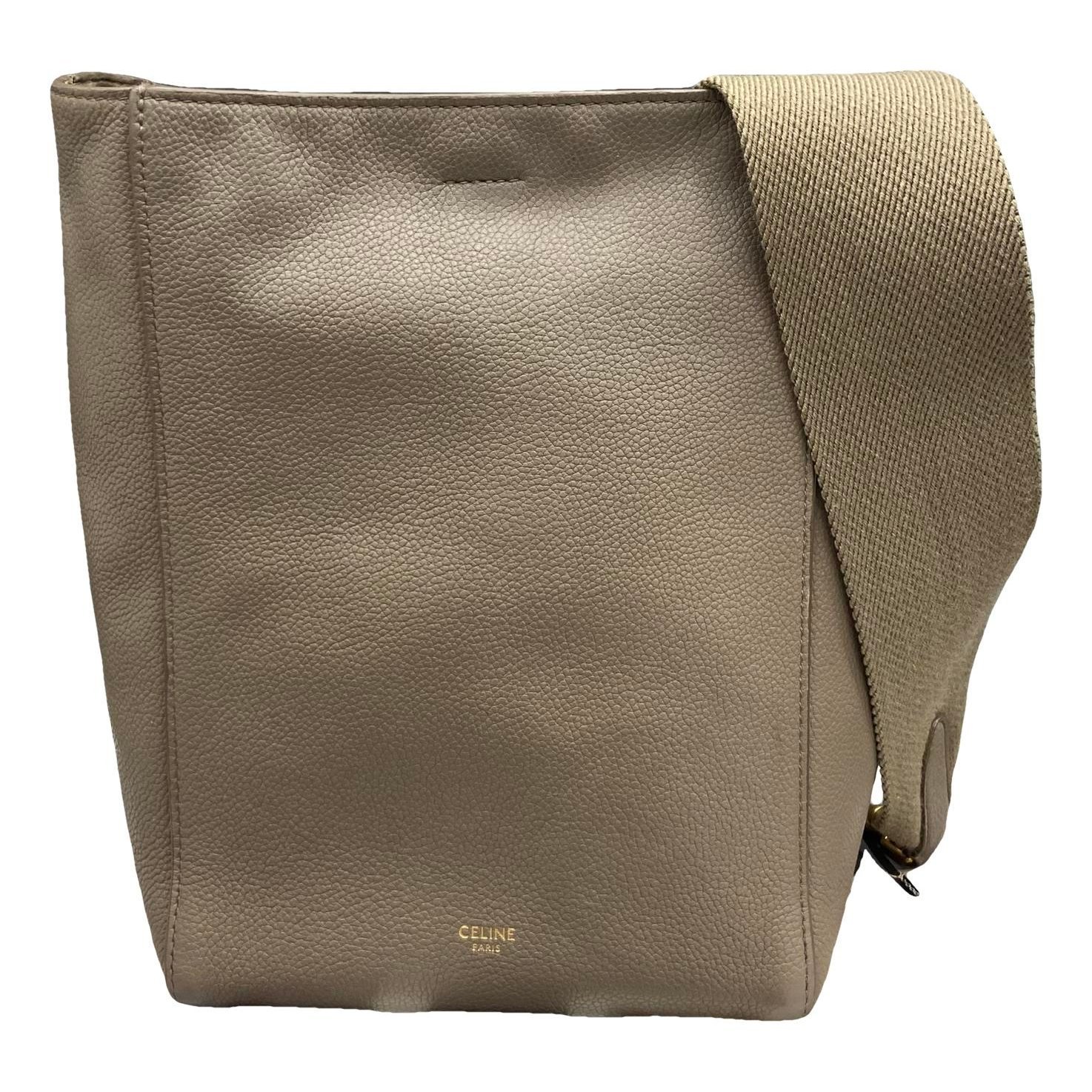 Seau Sangle leather handbag