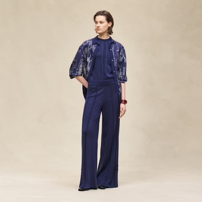 Bleu Abysse "Etriers Remix" Loose Fit Pants