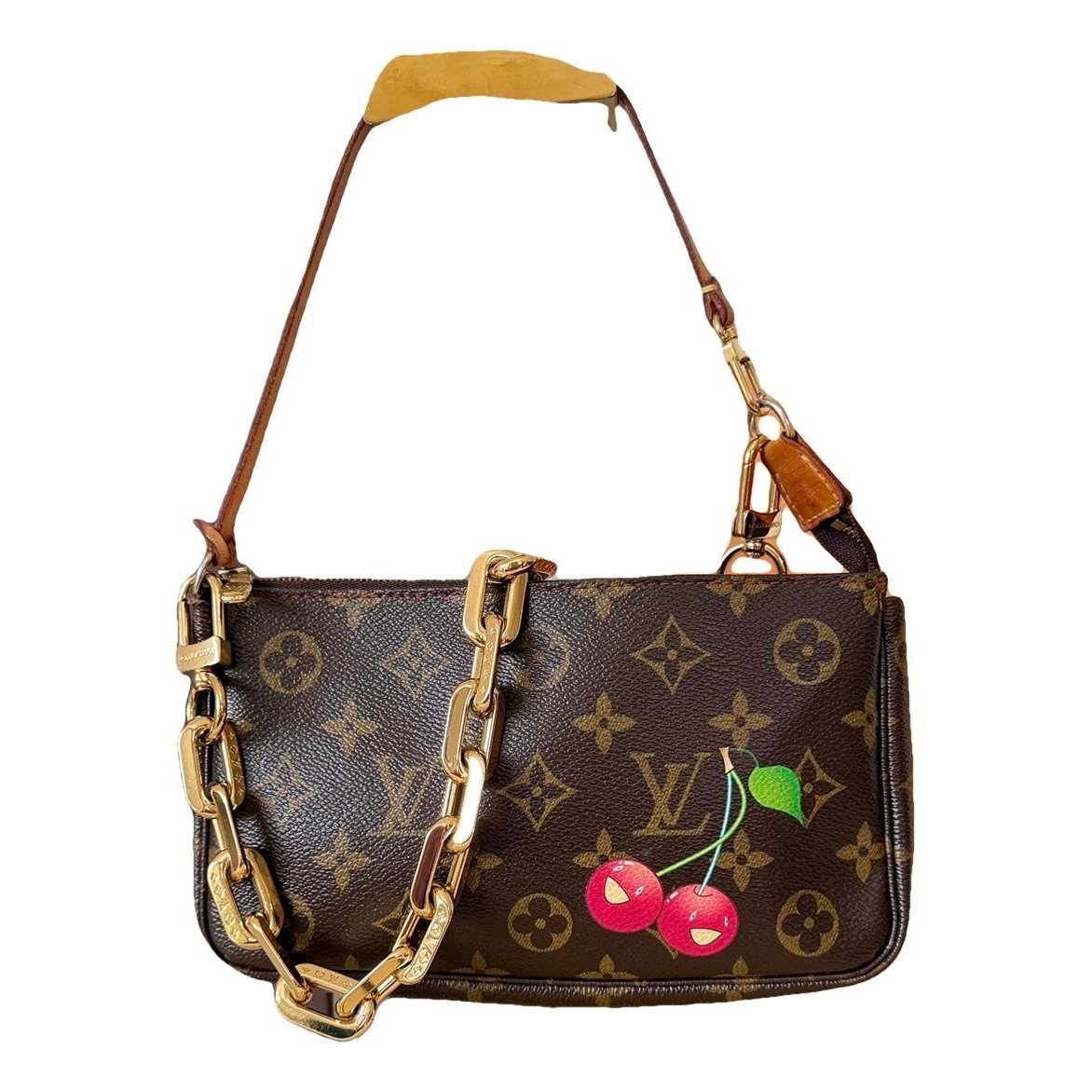 Pochette Accessoire leather handbag