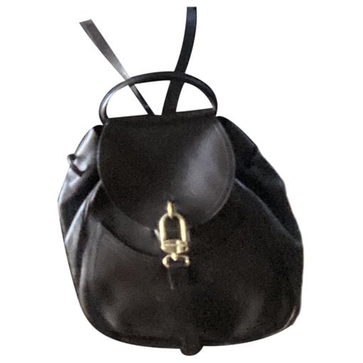 Leather backpack