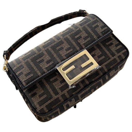 Baguette leather handbag