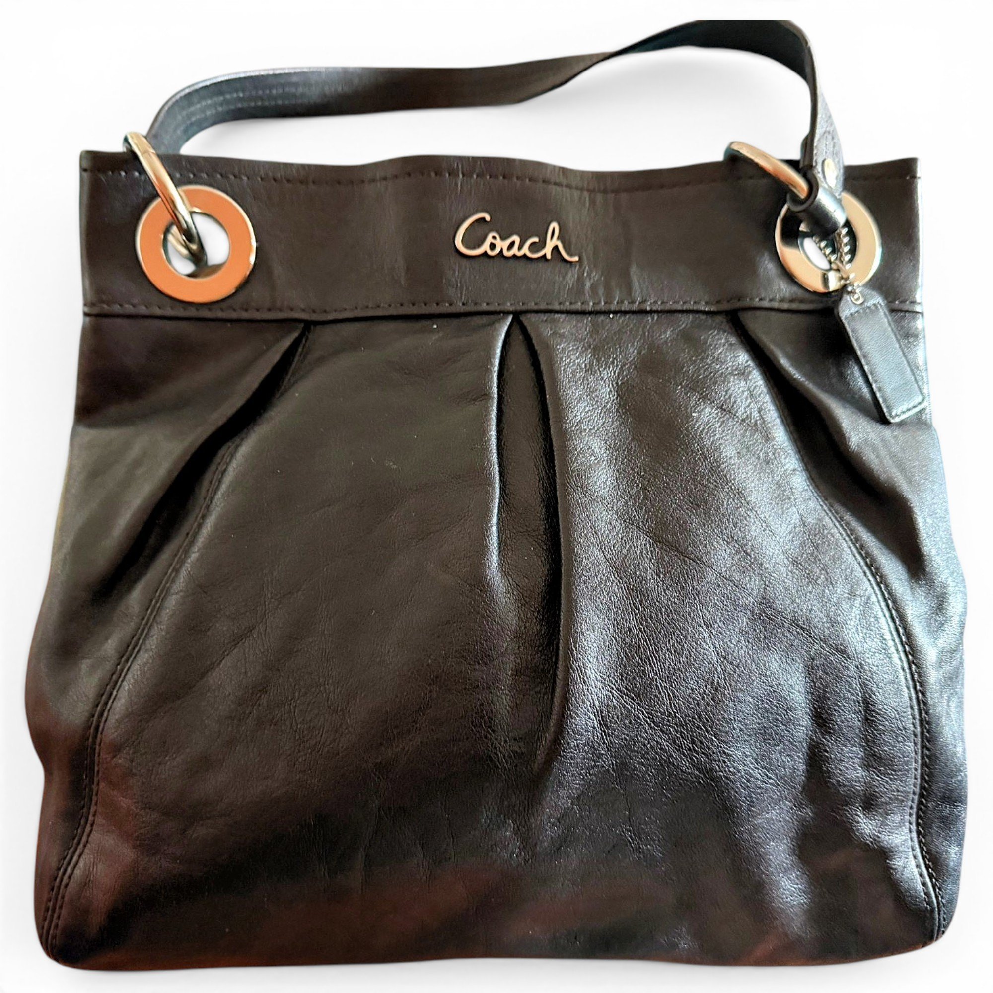 Leather handbag