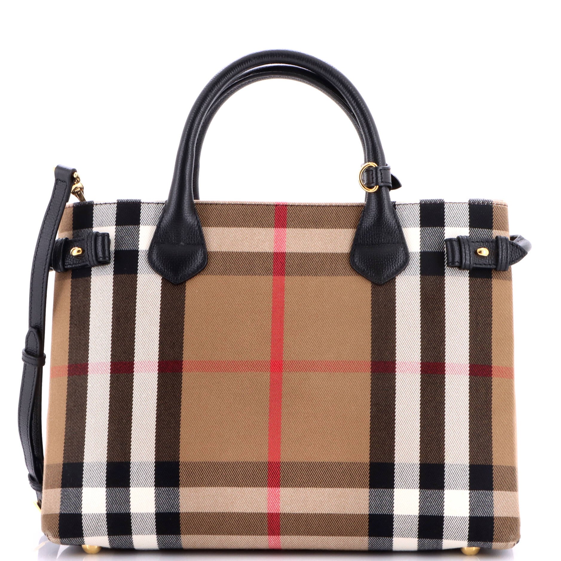 Banner Tote House Check Canvas Medium