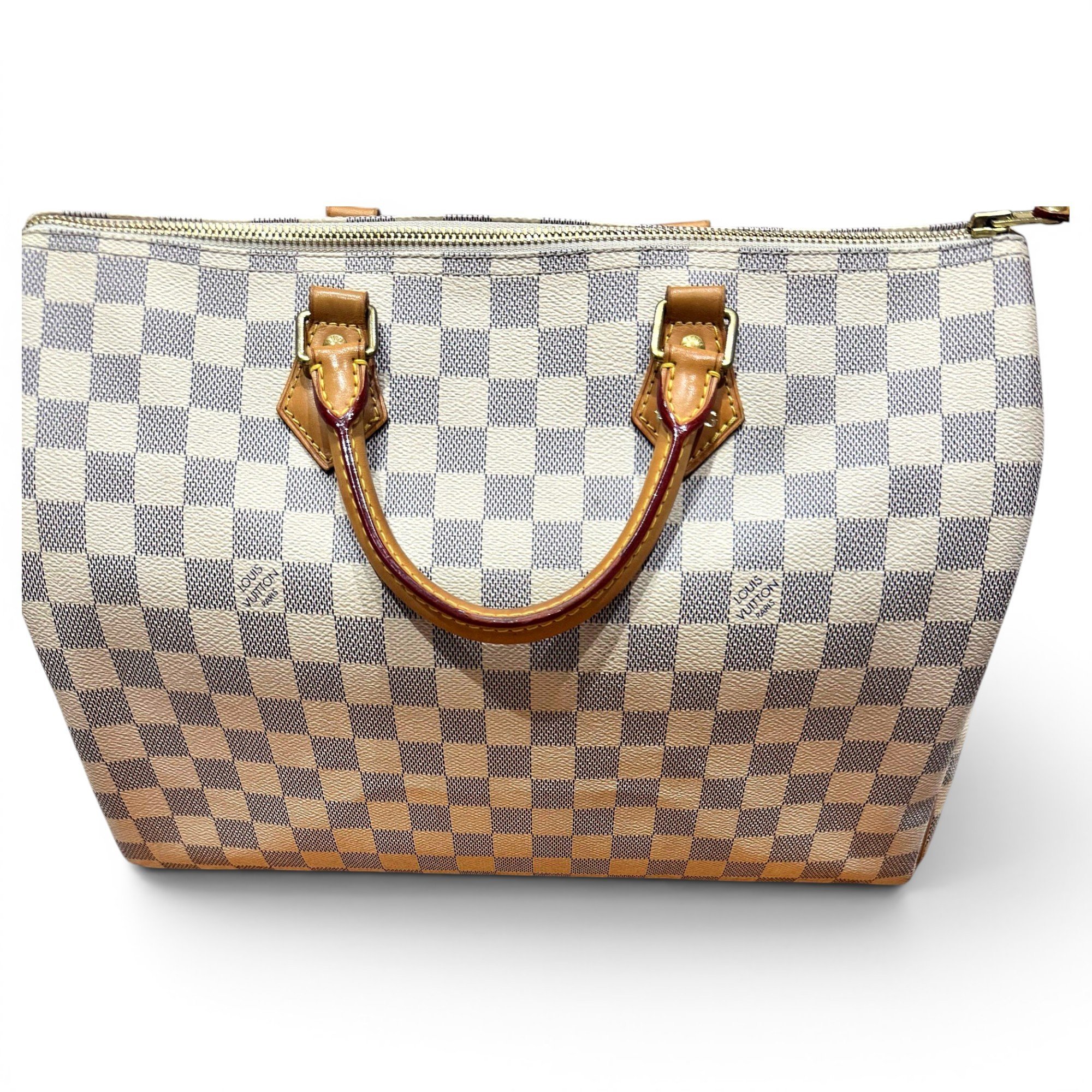 Speedy leather handbag
