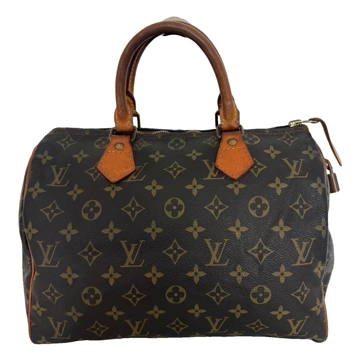 Speedy leather handbag