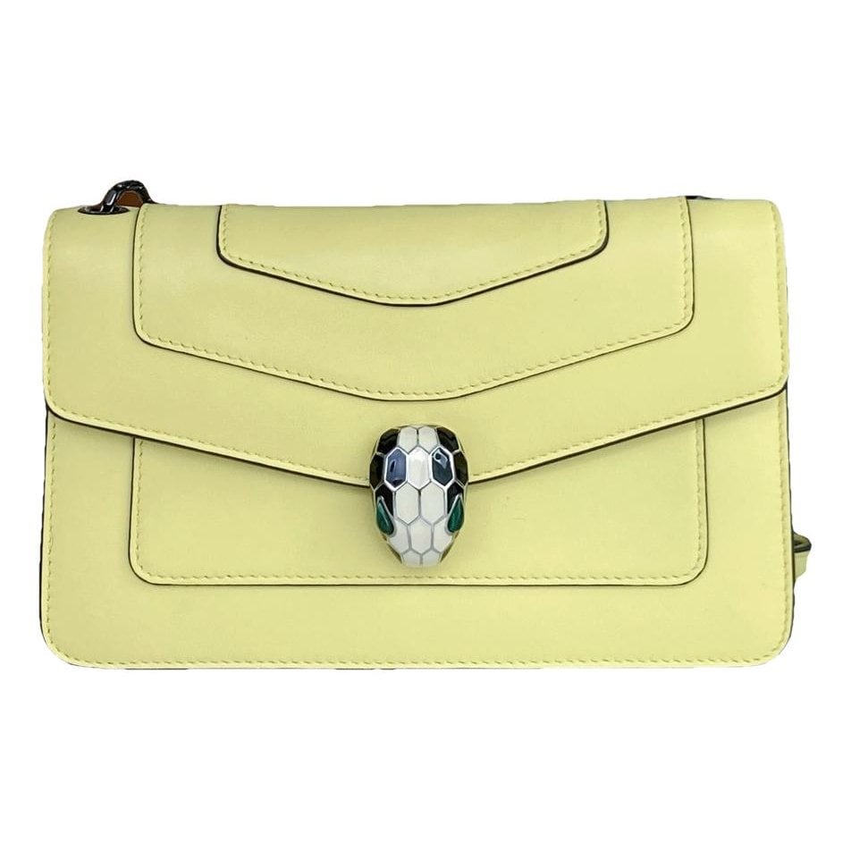 Serpenti leather handbag