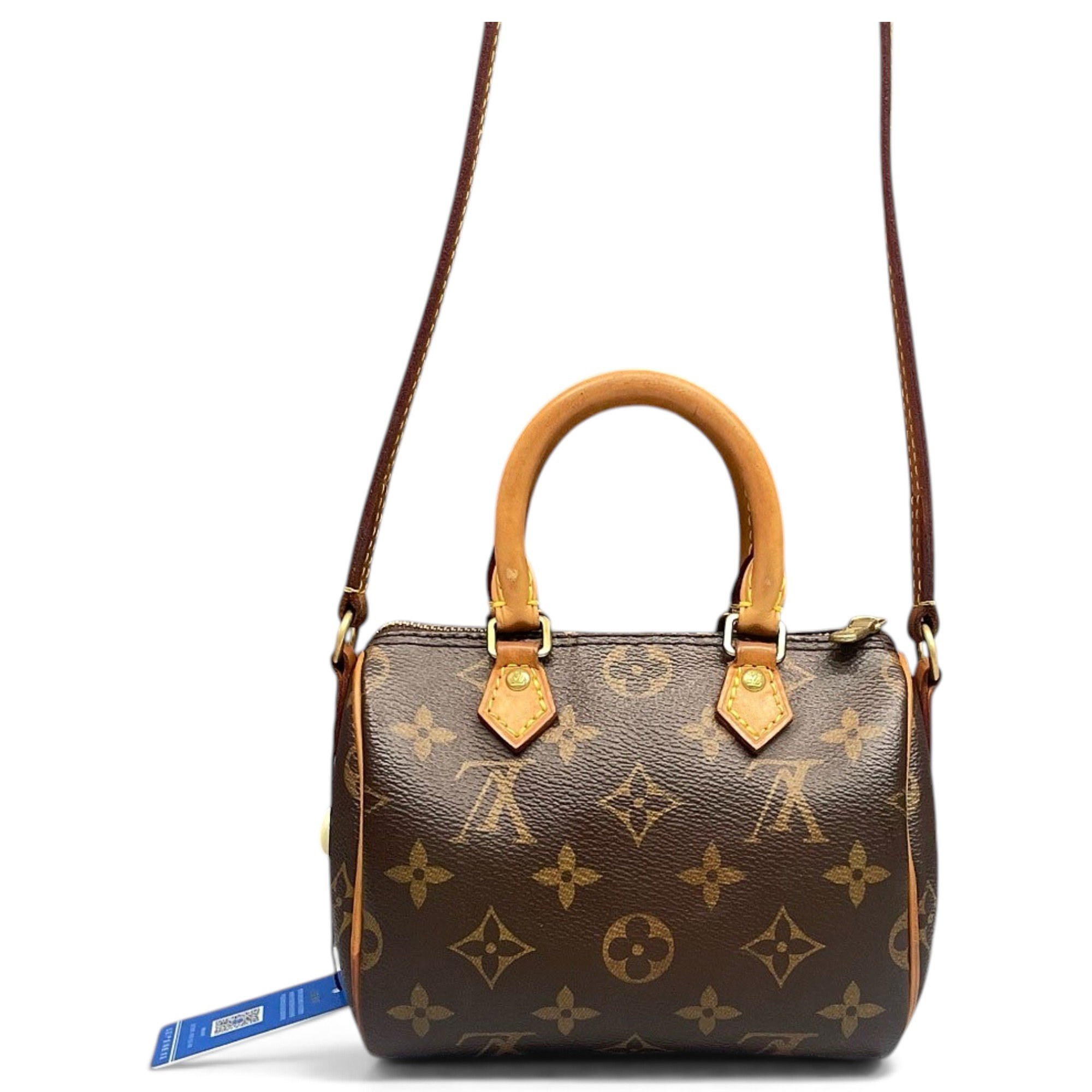 Speedy leather handbag
