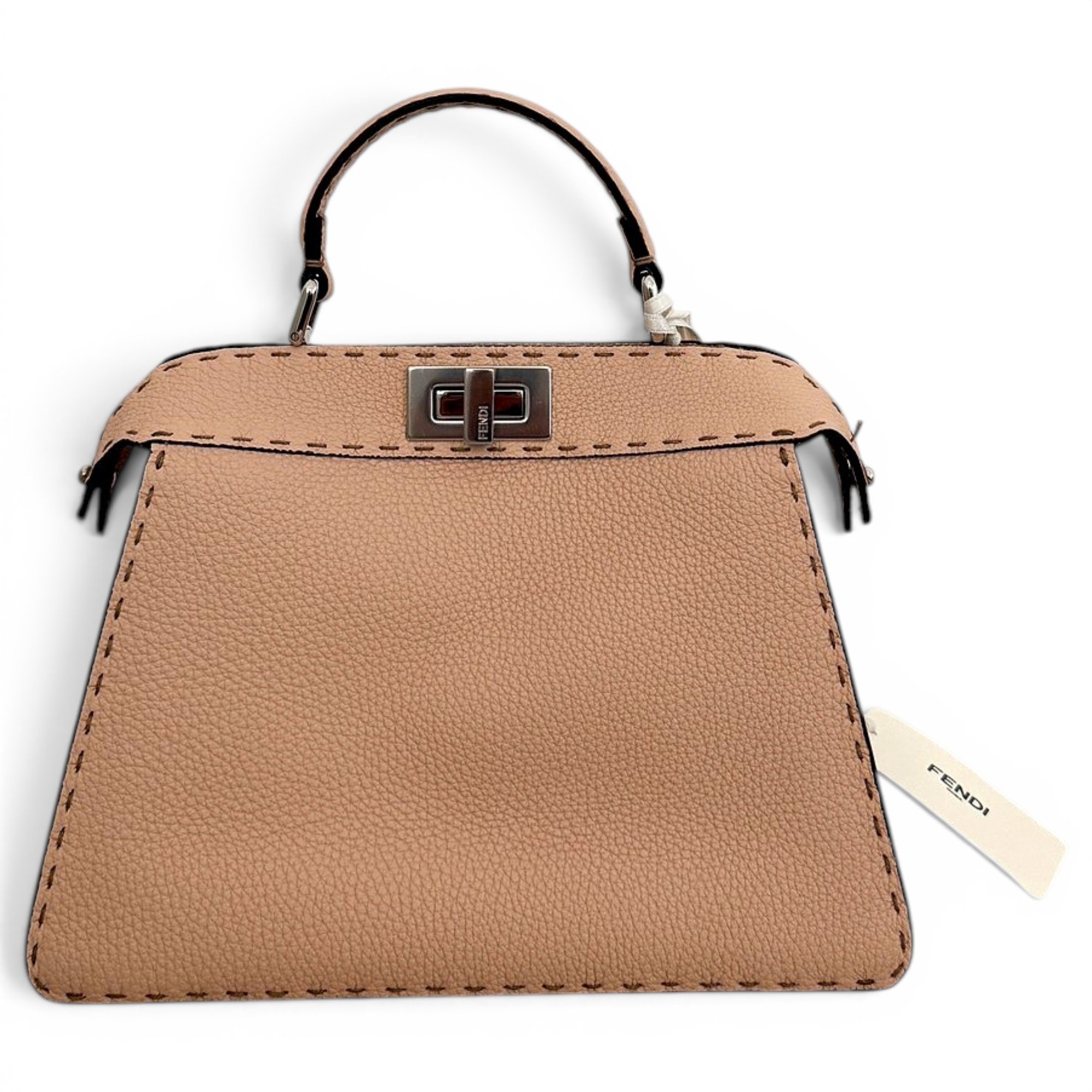 Peekaboo leather handbag