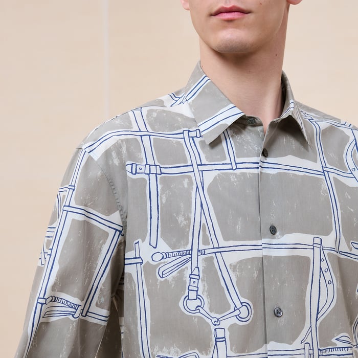 Tourbe "Harnais En Gouache" Sporty Fit Shirt