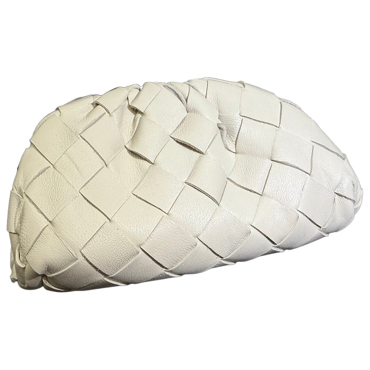 Leather clutch bag